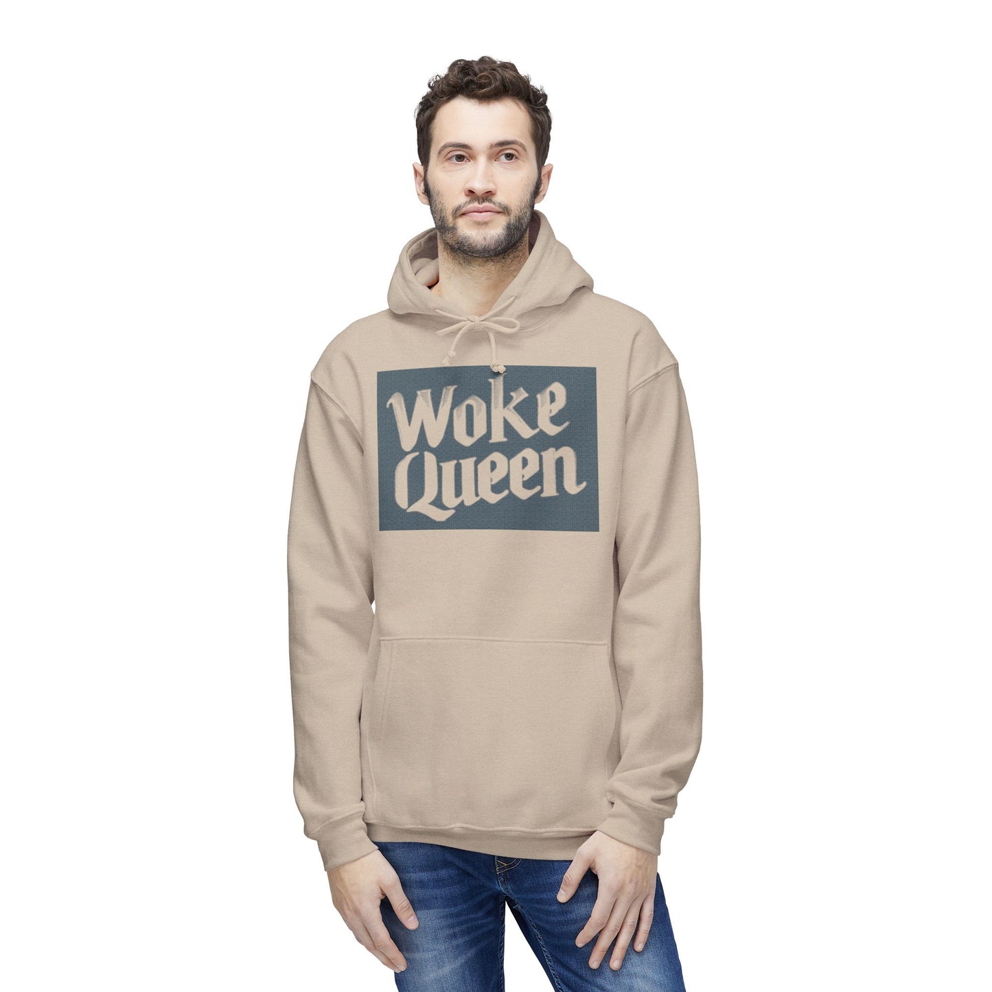 Unisex Woke Queen Hooded Sweatshirt