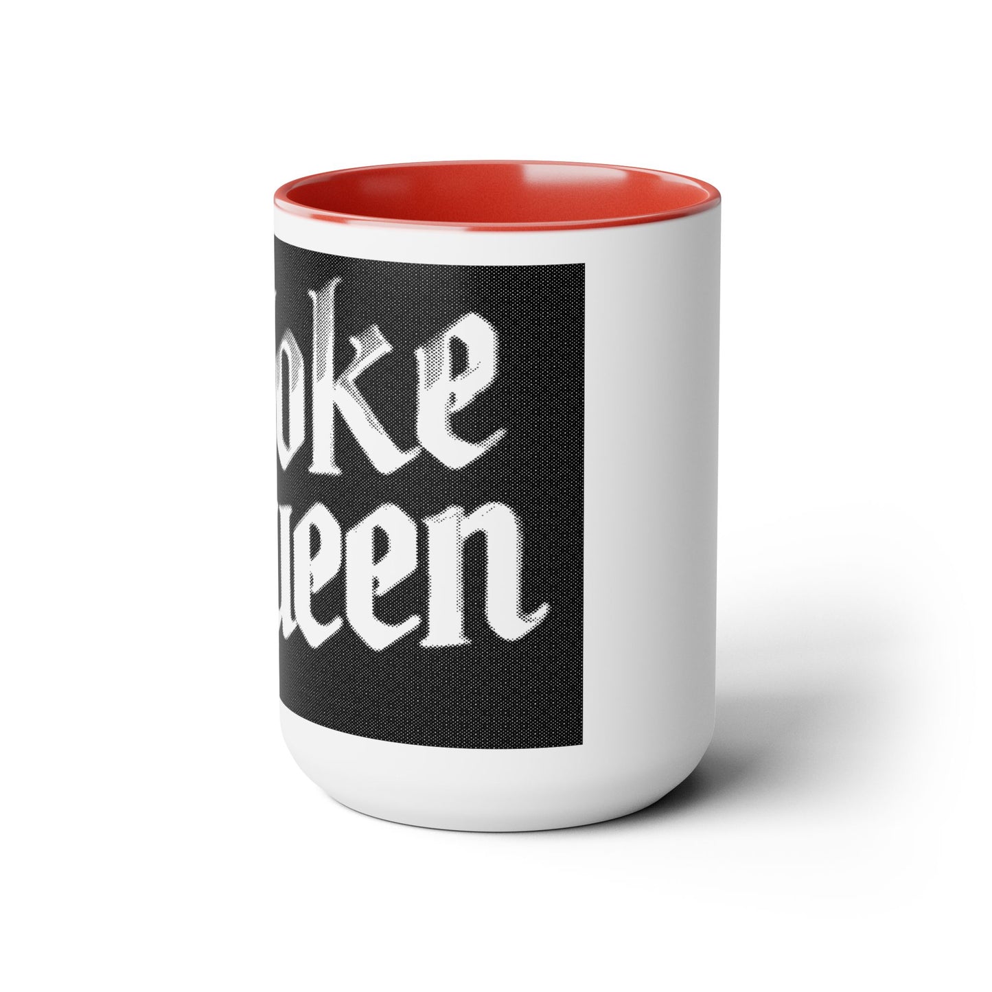 Woke Queen Two-Tone Coffee Mugs, 15oz