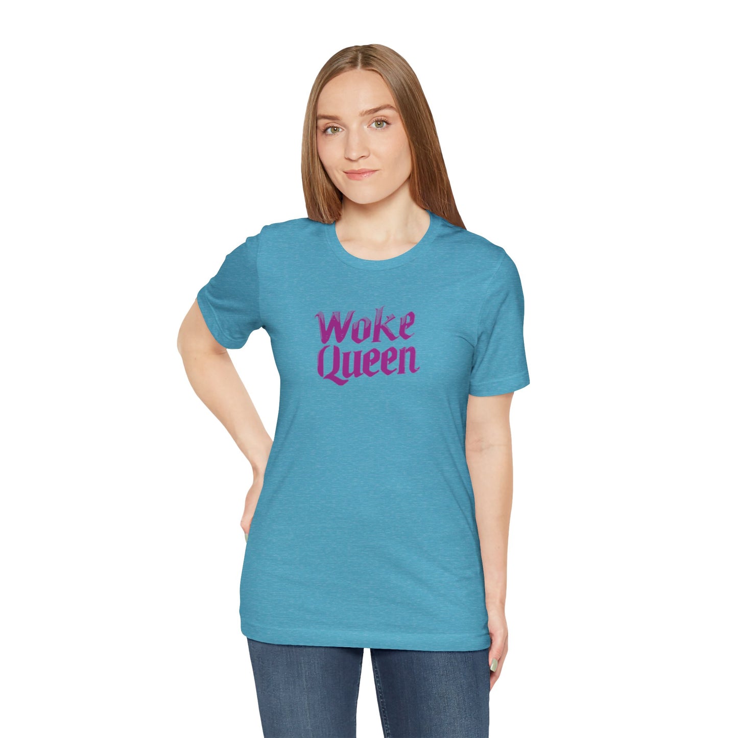 Unisex Woke Queen Jersey Short Sleeve Tee