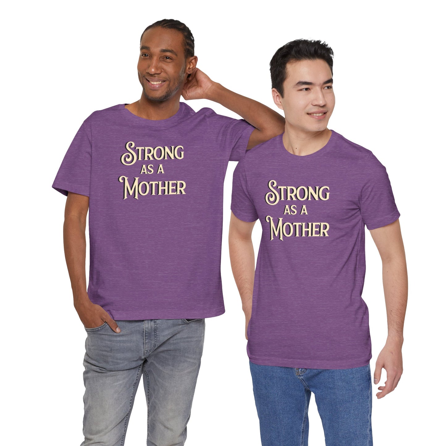 Unisex Strong as a Mother Classic Jersey Short Sleeve Tee