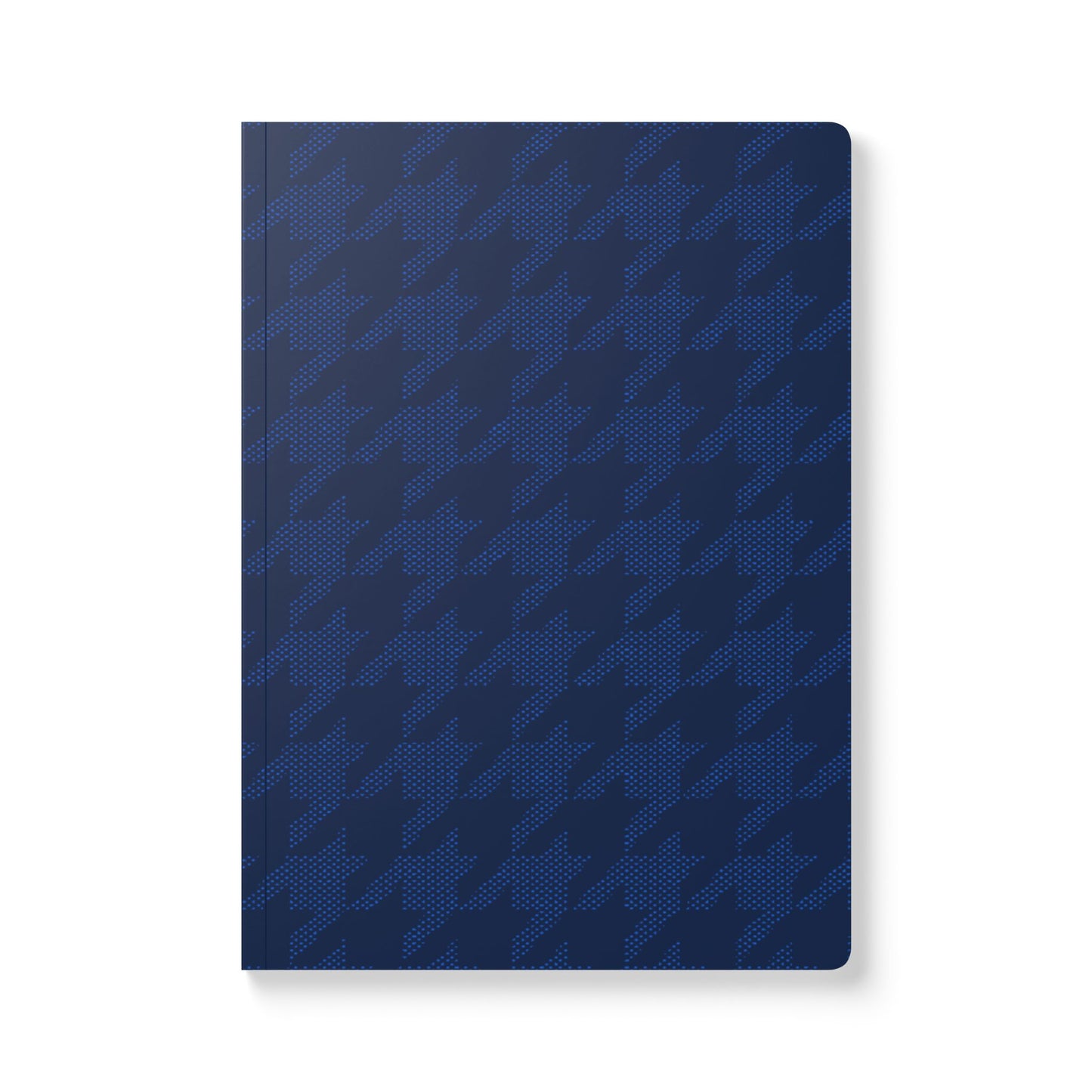 Blue Houndstooth Journal (with Inside Prints)