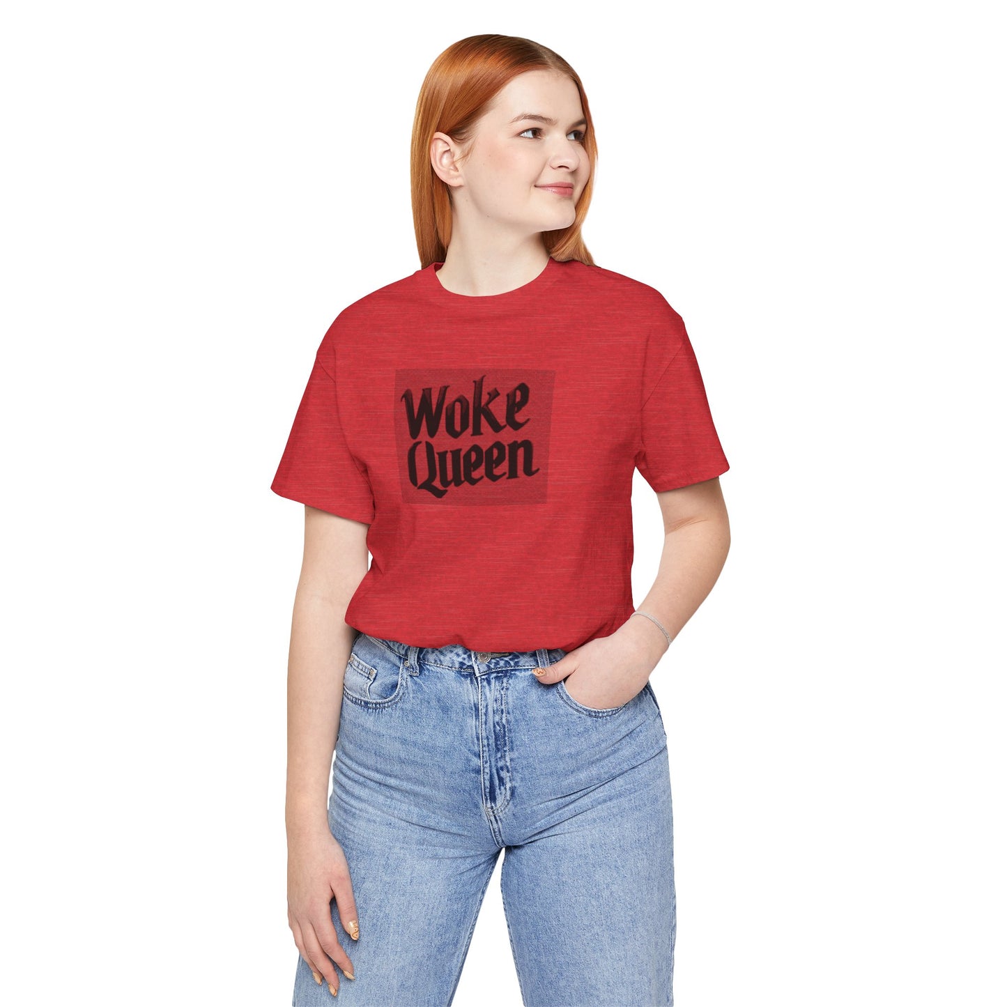 Unisex Woke Queen Jersey Short Sleeve Tee
