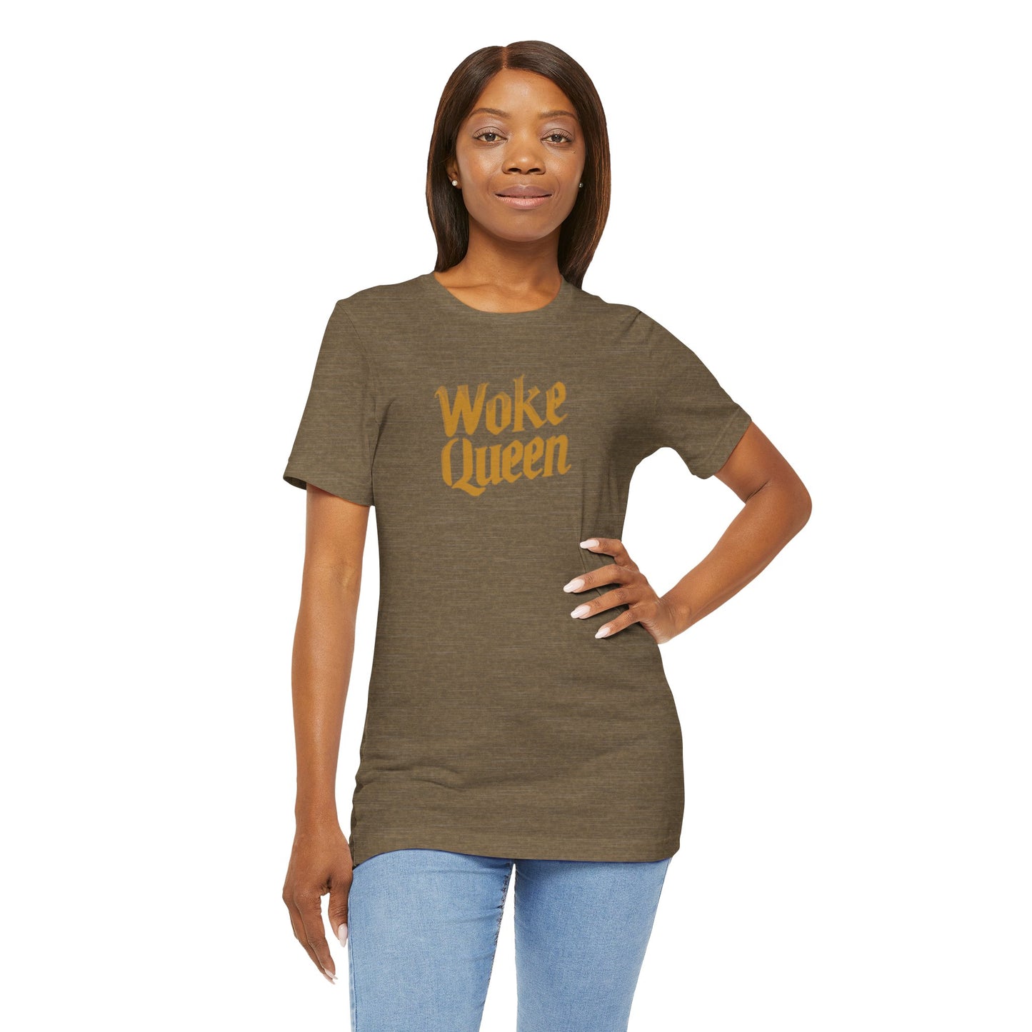 Unisex Woke Queen Jersey Short Sleeve Tee