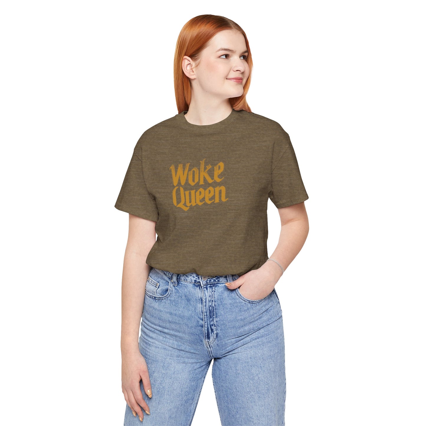Unisex Woke Queen Jersey Short Sleeve Tee