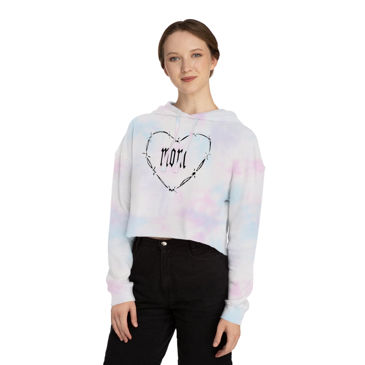 Barbed Heart Women’s Cropped Hooded Sweatshirt