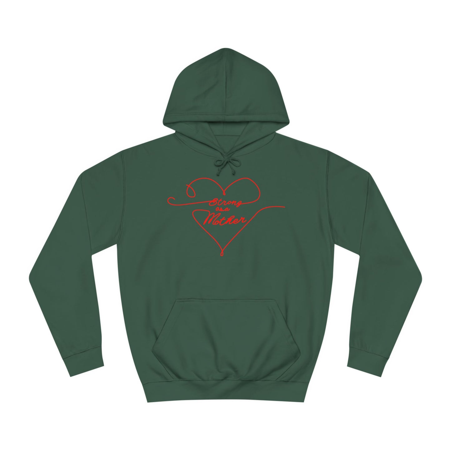 Unisex Strong as a Mother Love Lines Motherhoodie