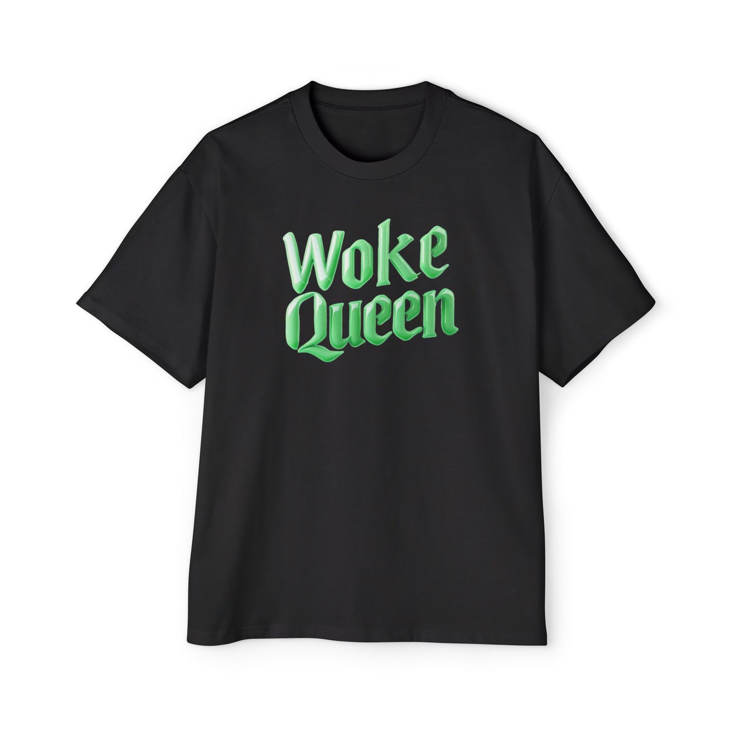 Unisex Heavy Oversized Woke Queen Green Tee