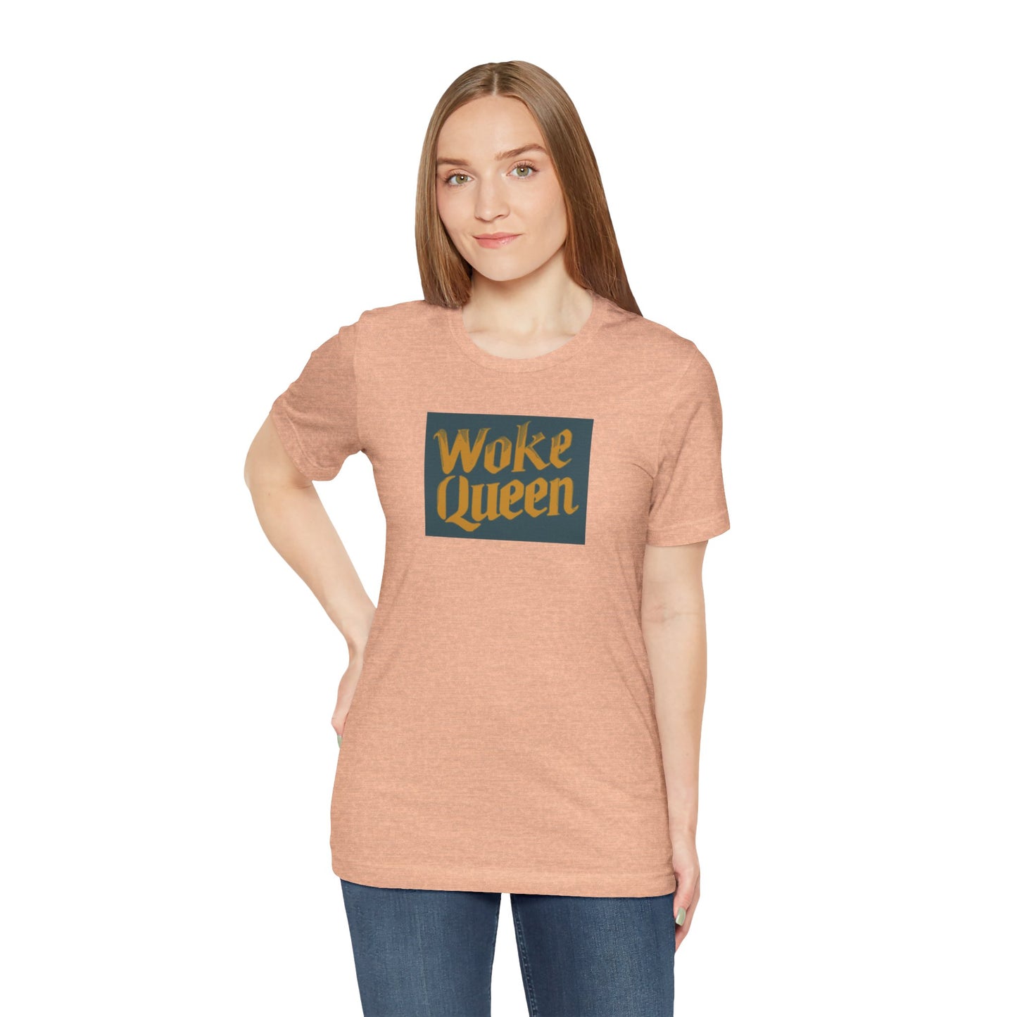 Unisex Woke Queen Jersey Short Sleeve Tee