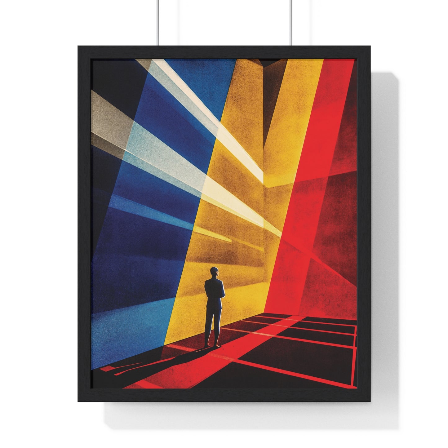 Bauhaus Mister Movie Theater Vertical Framed Poster