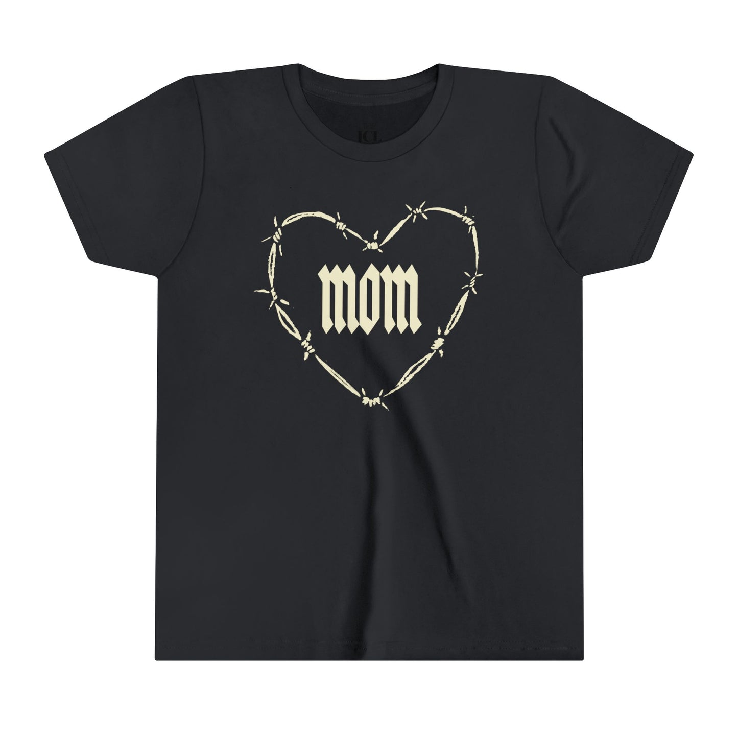 I HEART MOM Youth Short Sleeve Tee