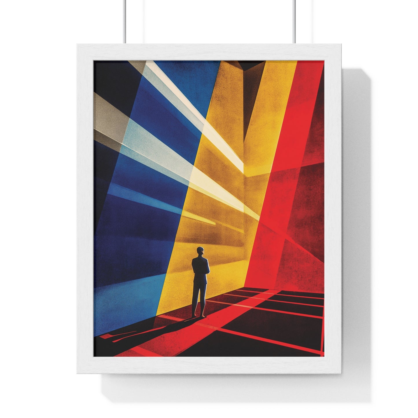 Bauhaus Mister Movie Theater Vertical Framed Poster