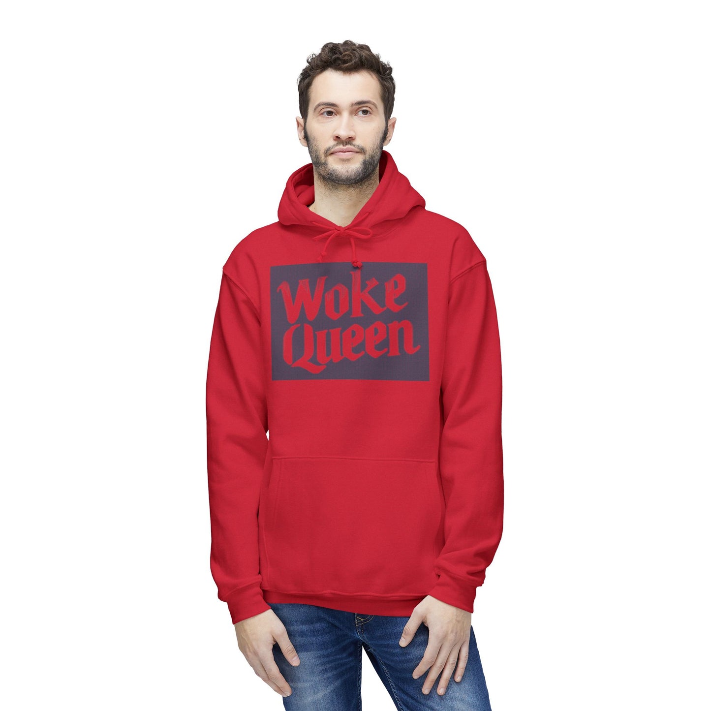 Unisex Woke Queen Hooded Sweatshirt