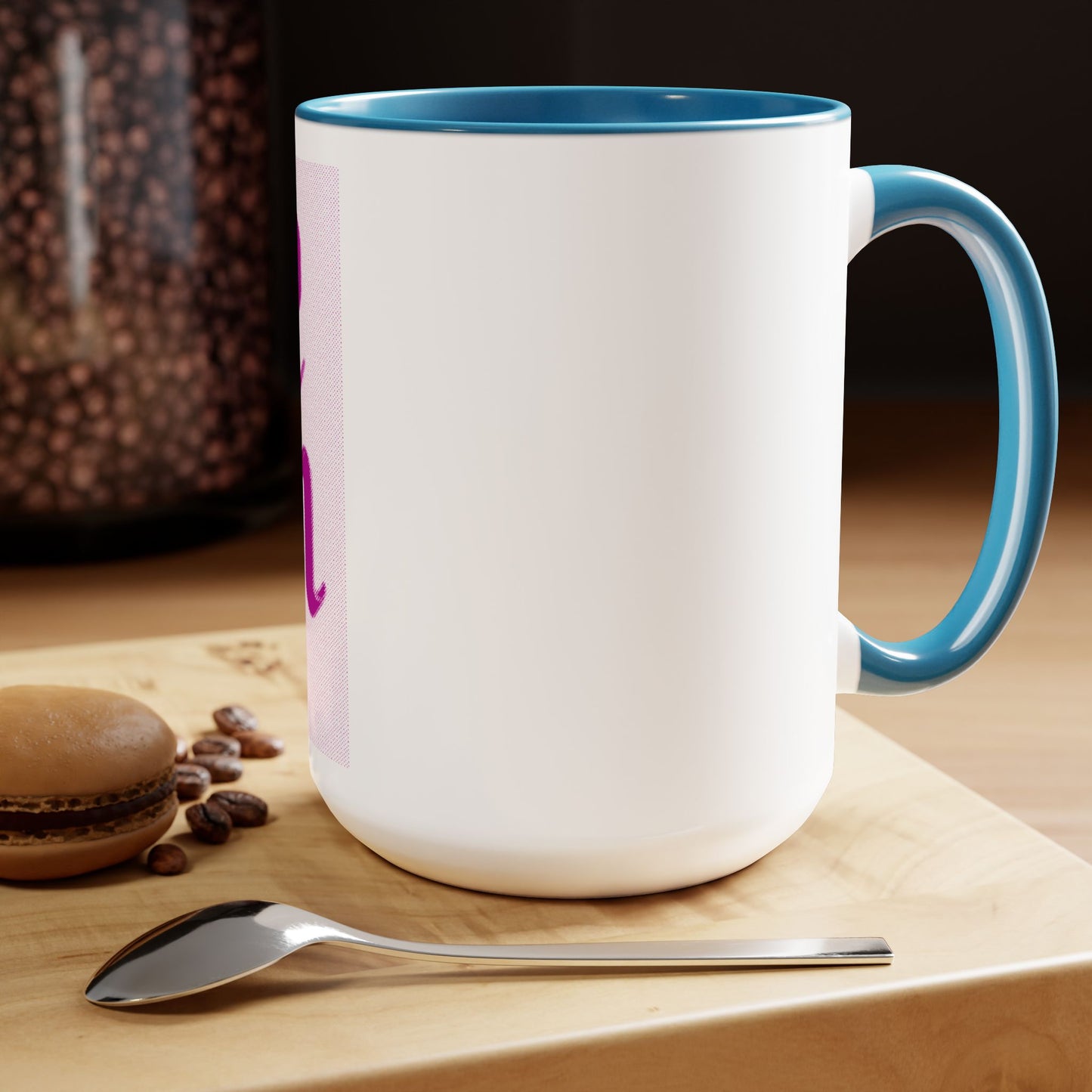 Woke Queen Two-Tone Coffee Mugs, 15oz