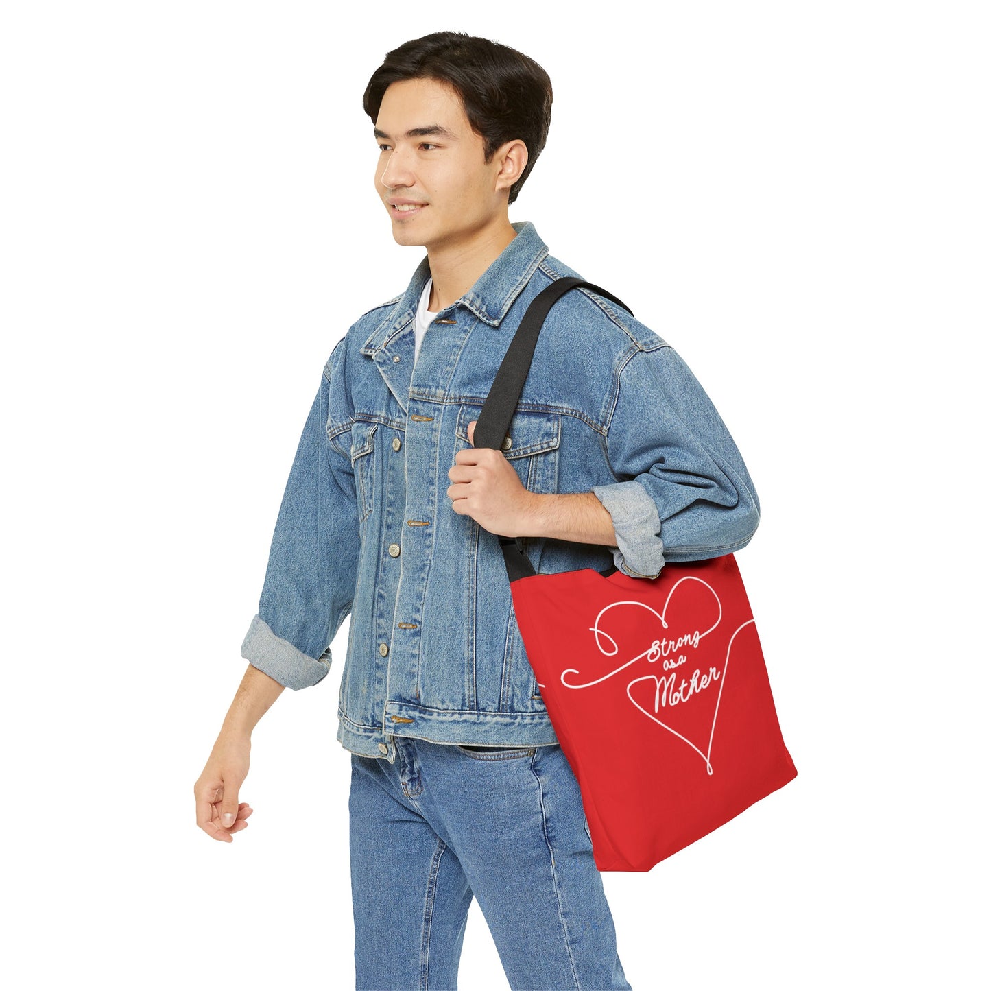 Strong as a Mother Adjustable Tote Bag 9