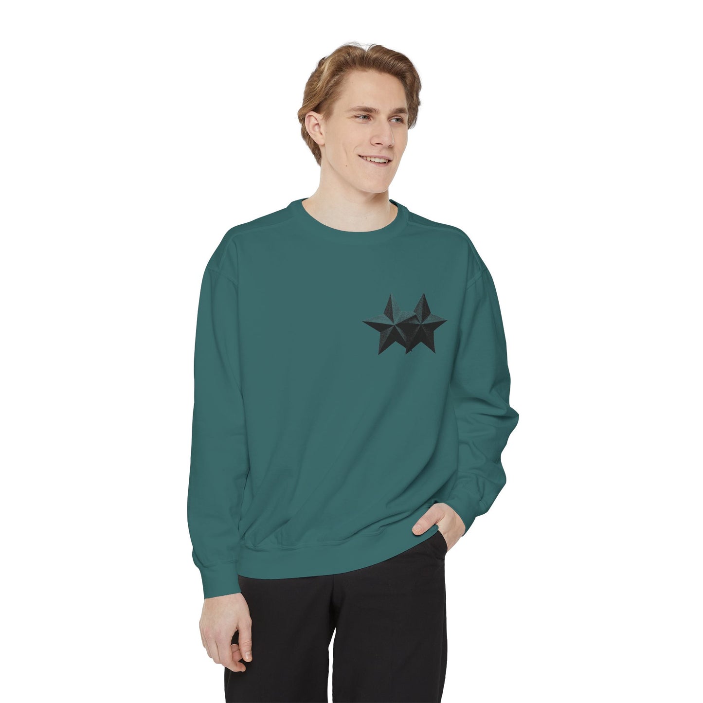 Gemi Star Graphic Unisex Garment-Dyed Sweatshirt
