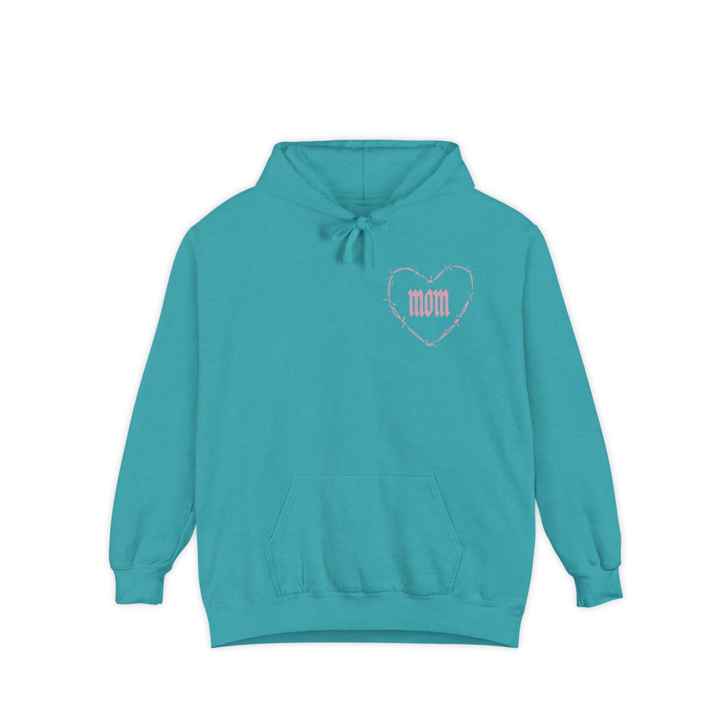 I Heart Mom Unisex Garment-Dyed MotherHoodie