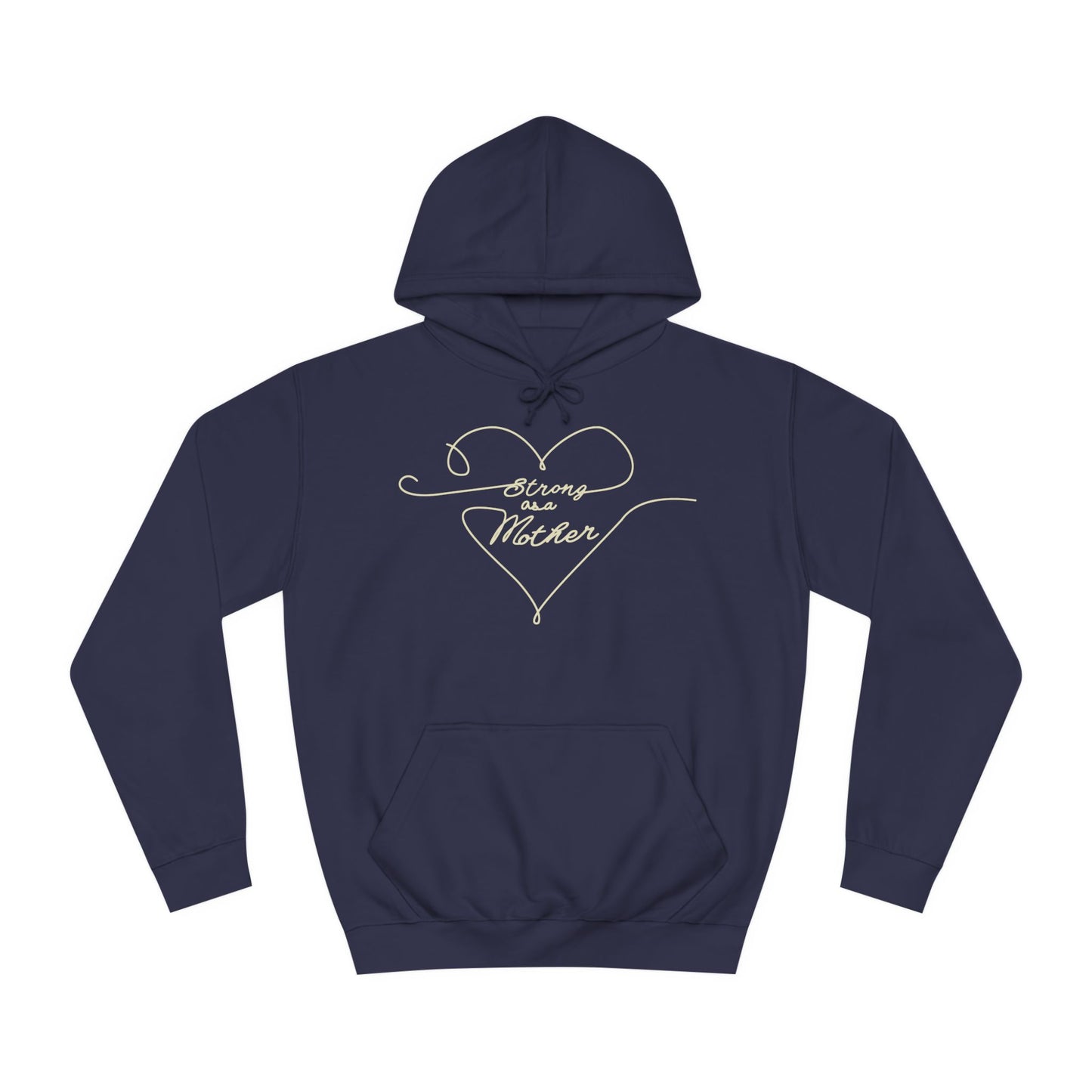 Unisex Strong as a Mother Love Lines Motherhoodie