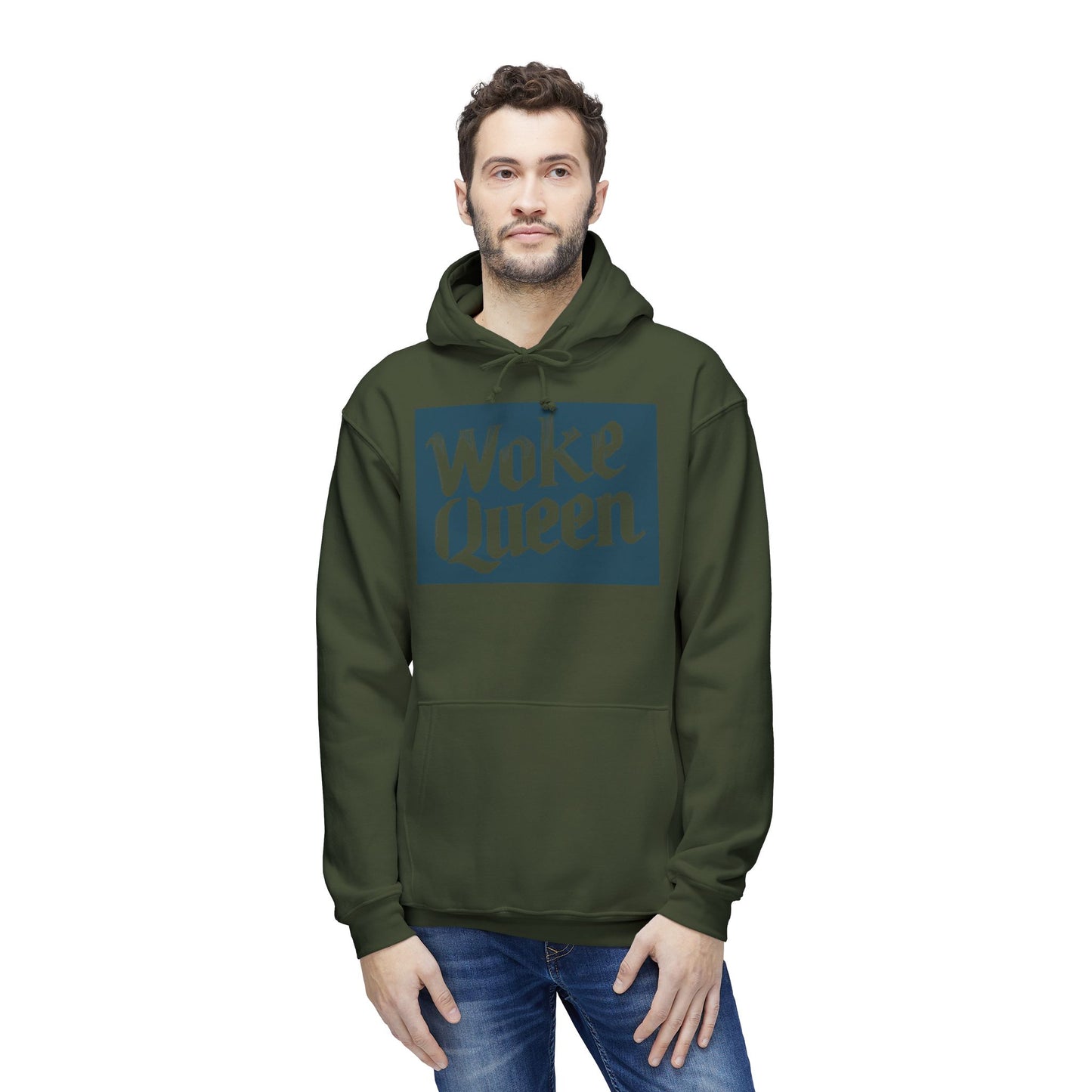 Unisex Woke Queen Hooded Sweatshirt