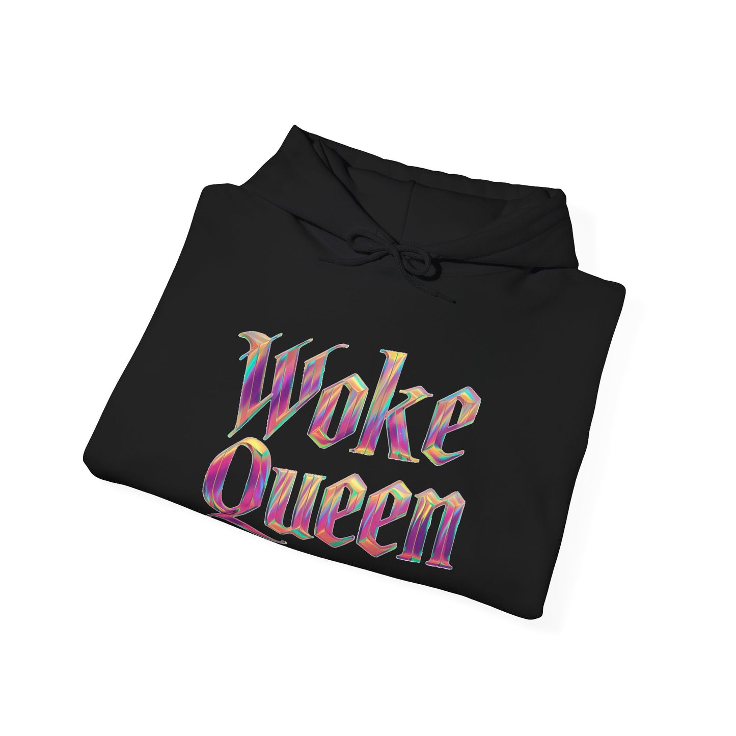 Unisex Woke Queen Gothic Iridescence Hooded Sweatshirt