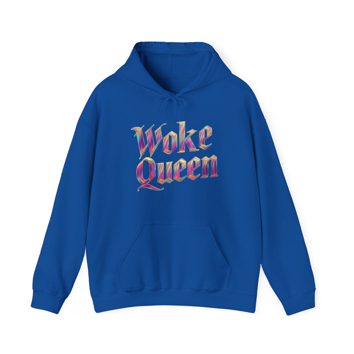 Unisex Woke Queen Gothic Iridescence Hooded Sweatshirt