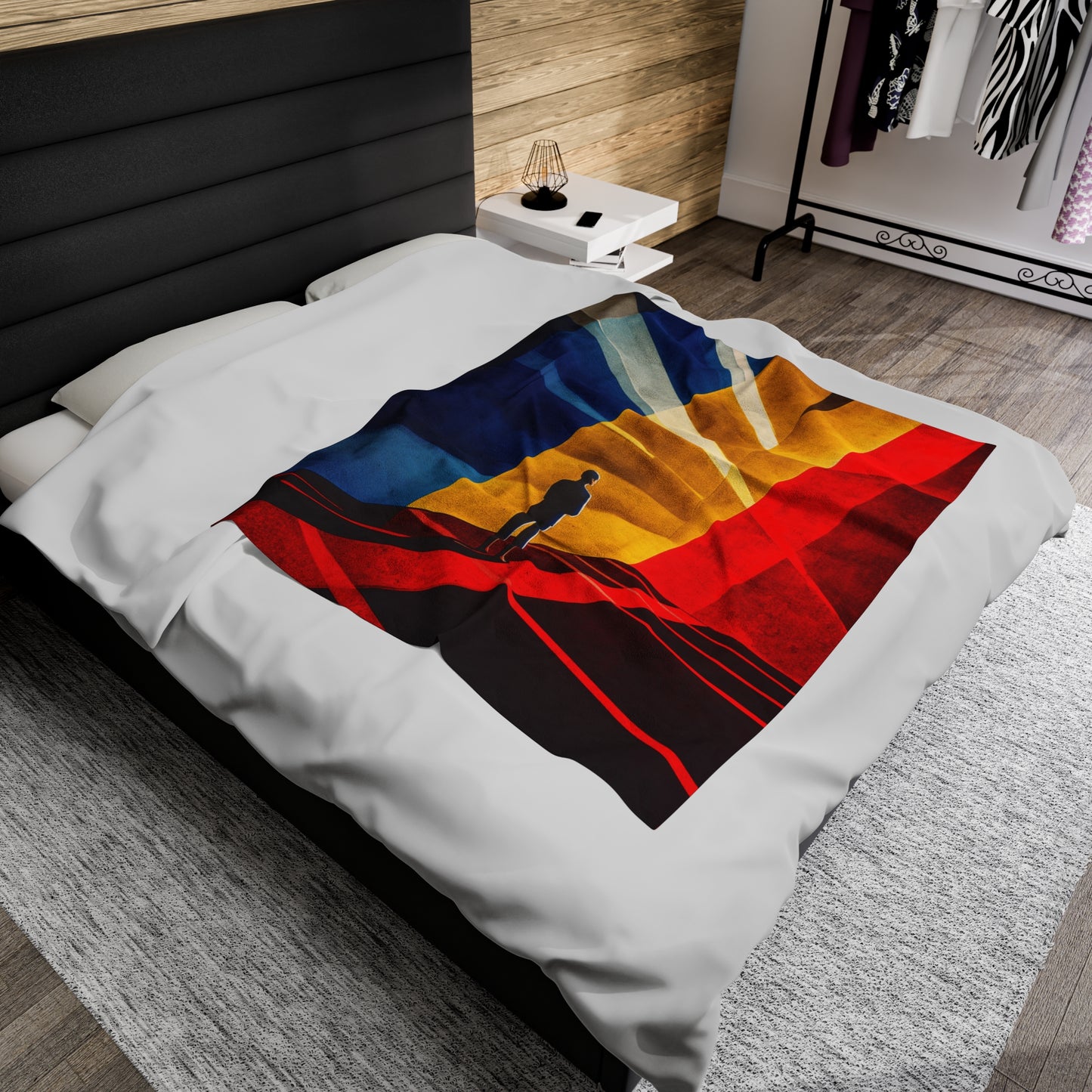 Bauhaus Mister Movie Theater Velveteen Plush Blanket