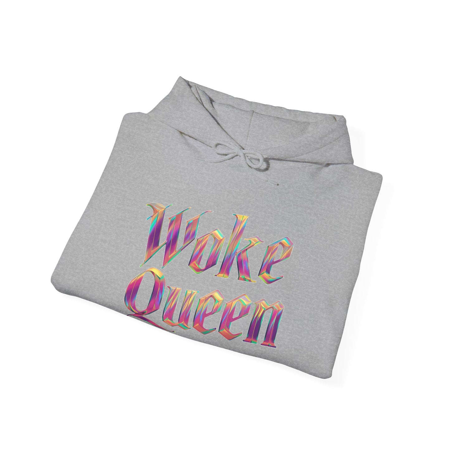 Unisex Woke Queen Gothic Iridescence Hooded Sweatshirt