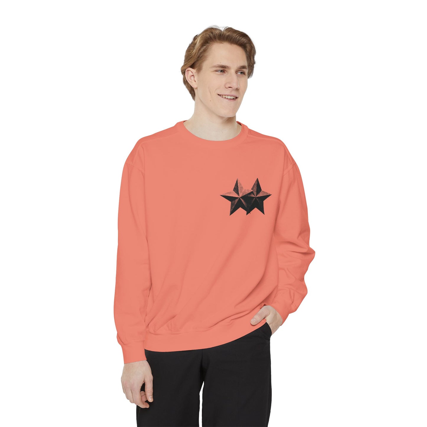 Gemi Star Graphic Unisex Garment-Dyed Sweatshirt