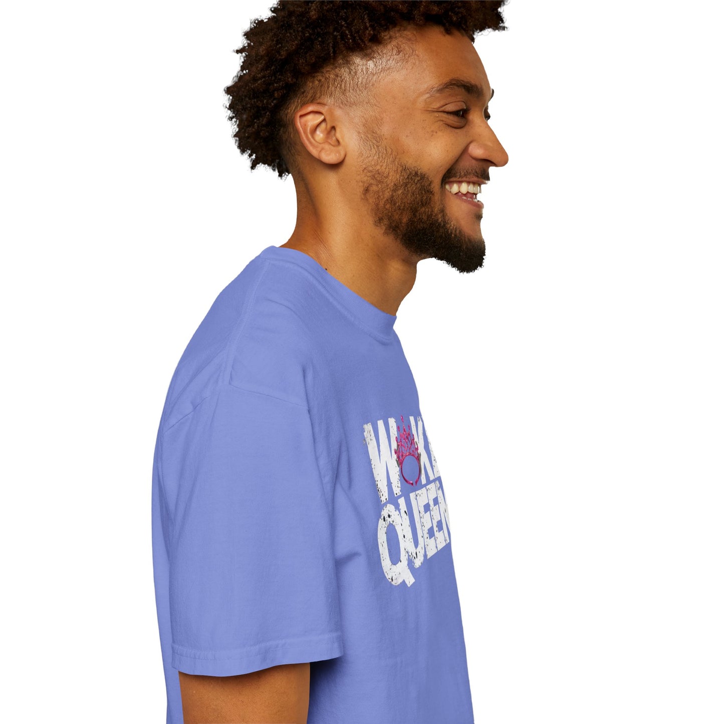 Unisex WOKE QUEEN Tiara Style Garment-Dyed T-shirt
