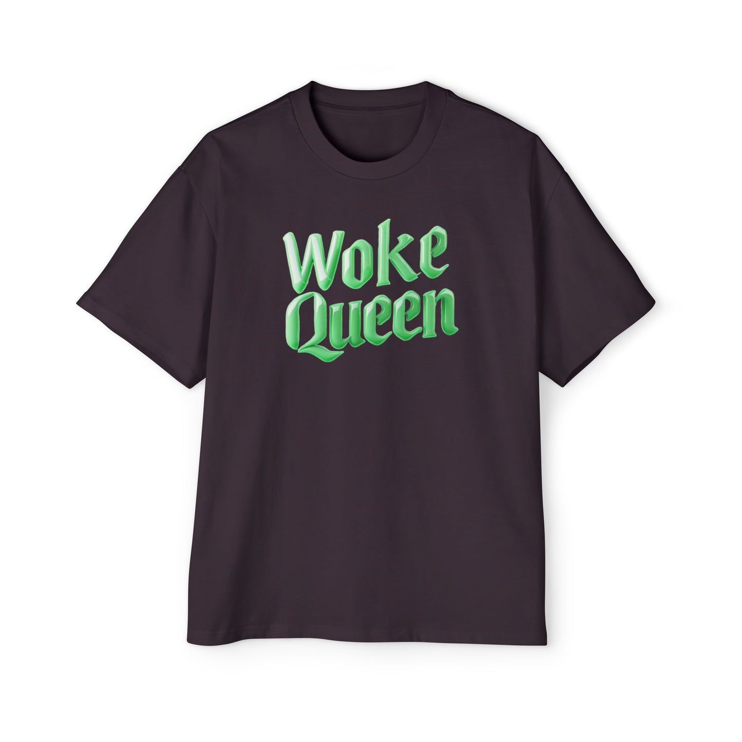 Unisex Heavy Oversized Woke Queen Green Tee
