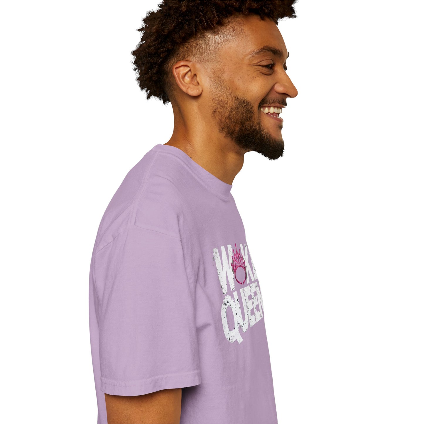 Unisex WOKE QUEEN Tiara Style Garment-Dyed T-shirt