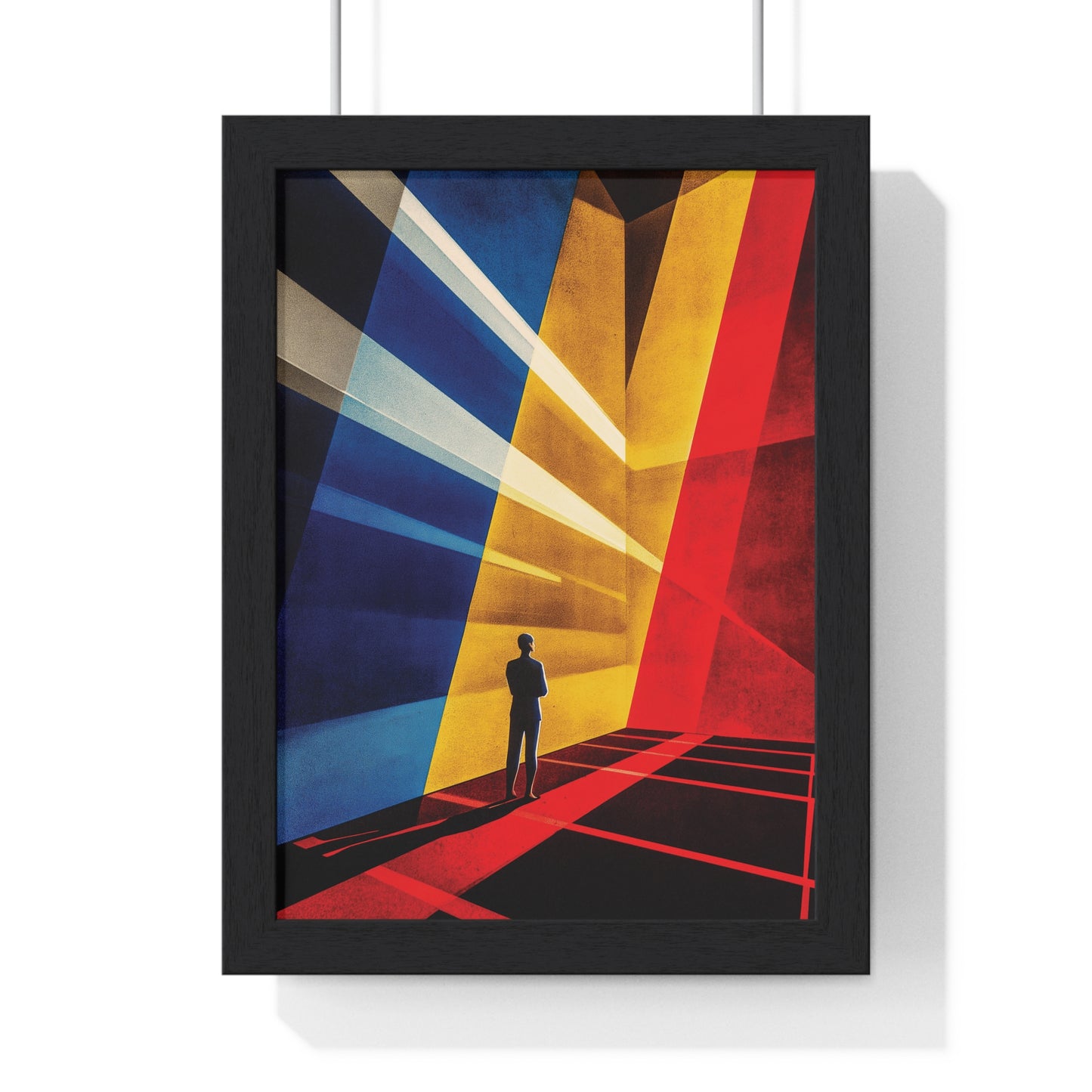 Bauhaus Mister Movie Theater Vertical Framed Poster