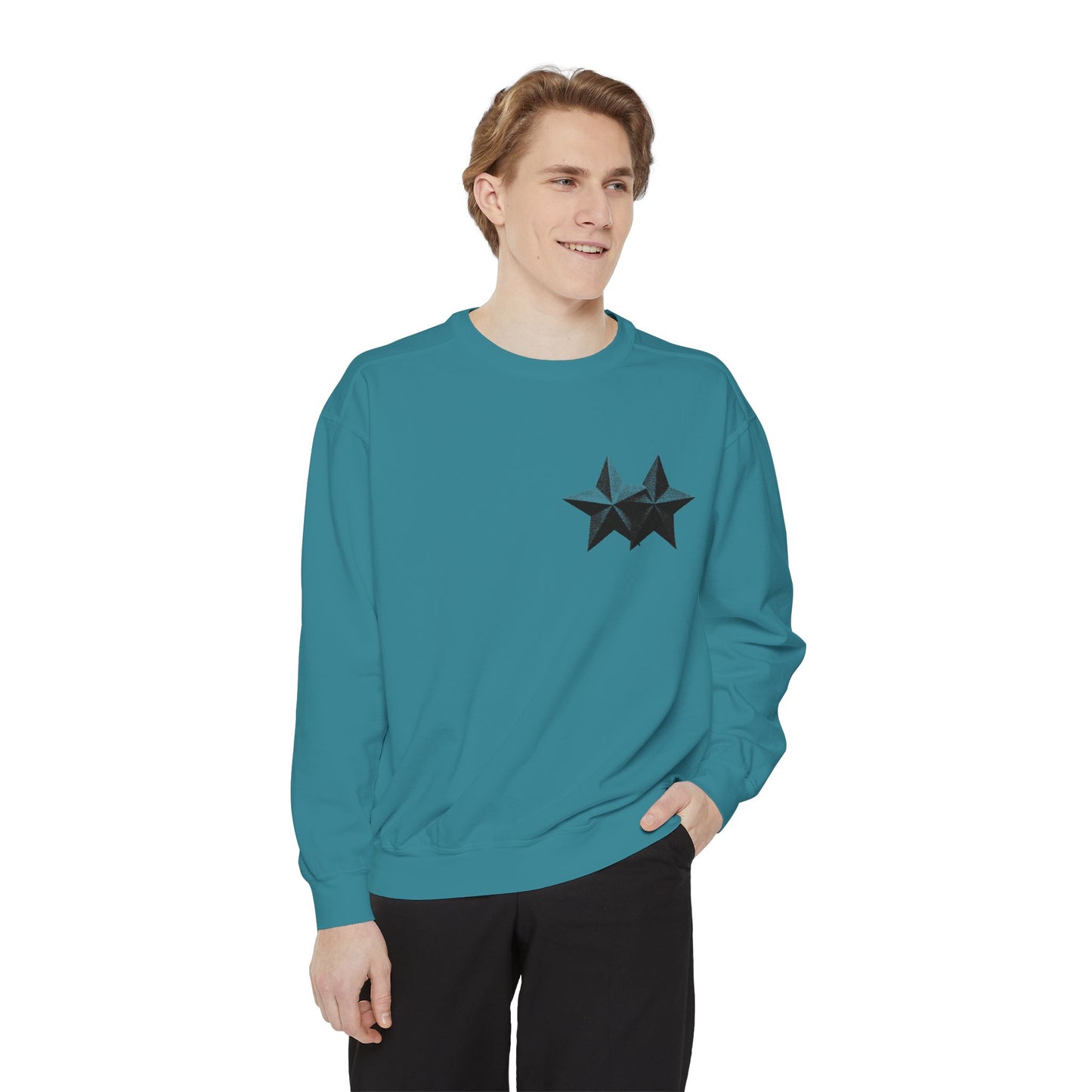 Gemi Star Graphic Unisex Garment-Dyed Sweatshirt
