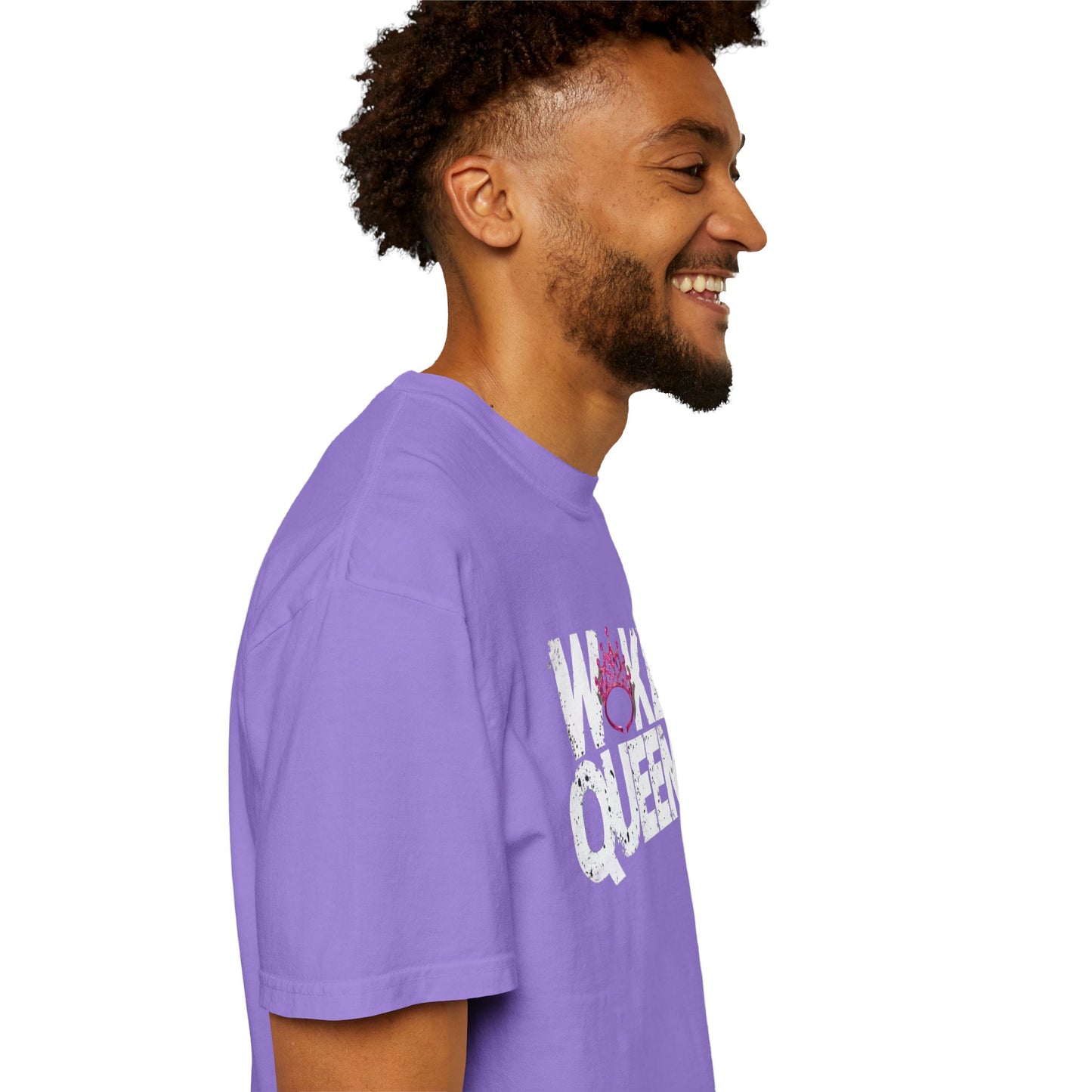 Unisex WOKE QUEEN Tiara Style Garment-Dyed T-shirt