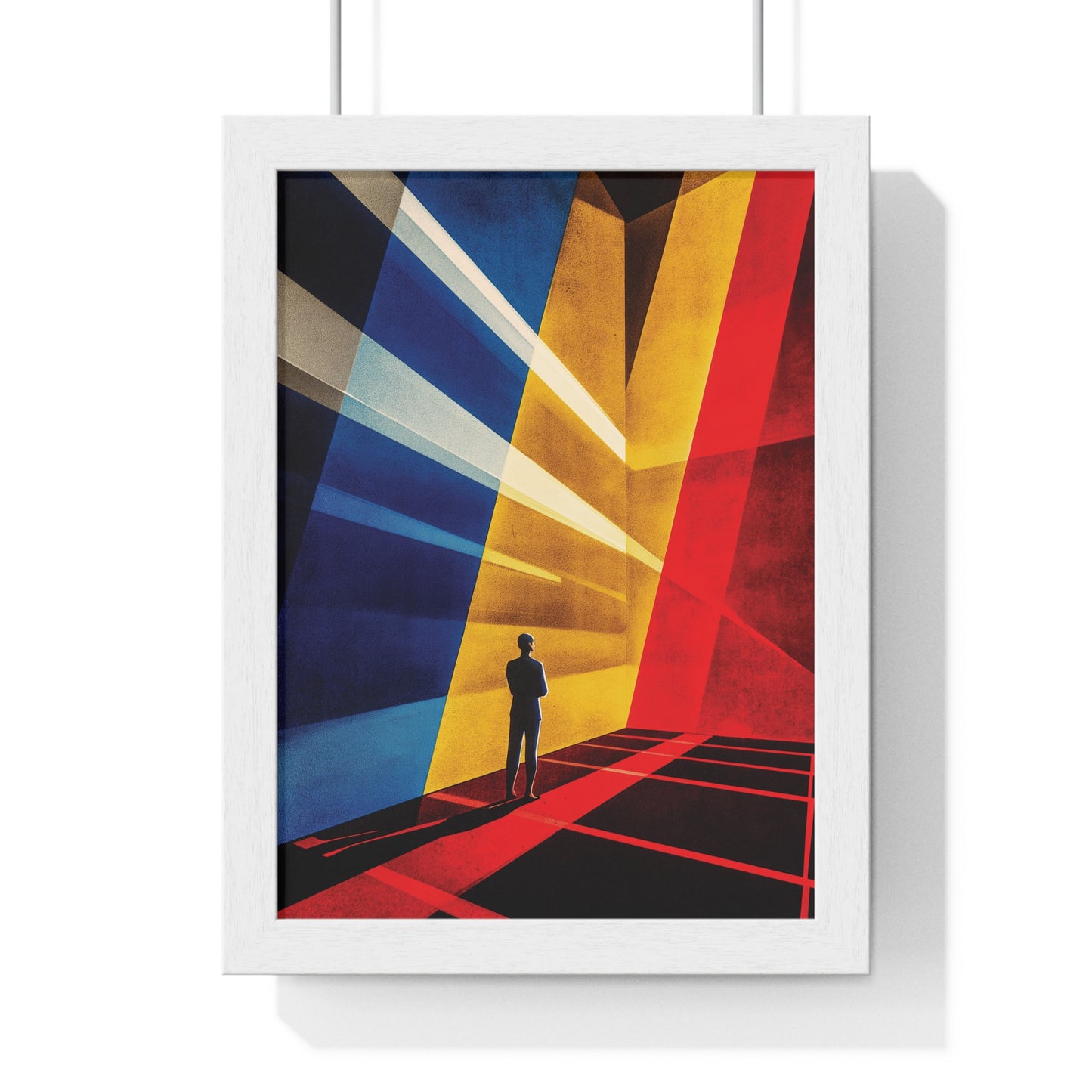Bauhaus Mister Movie Theater Vertical Framed Poster