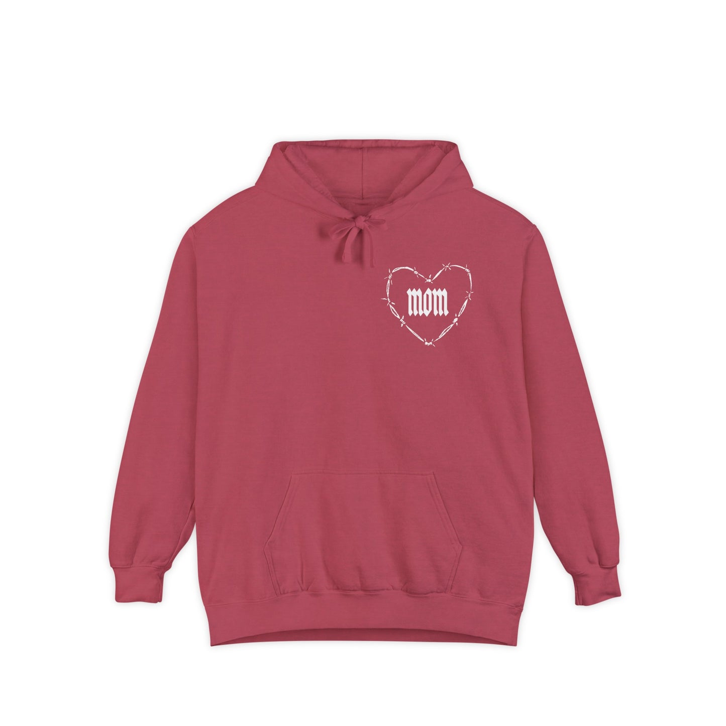 I Heart Mom Unisex Garment-Dyed MotherHoodie