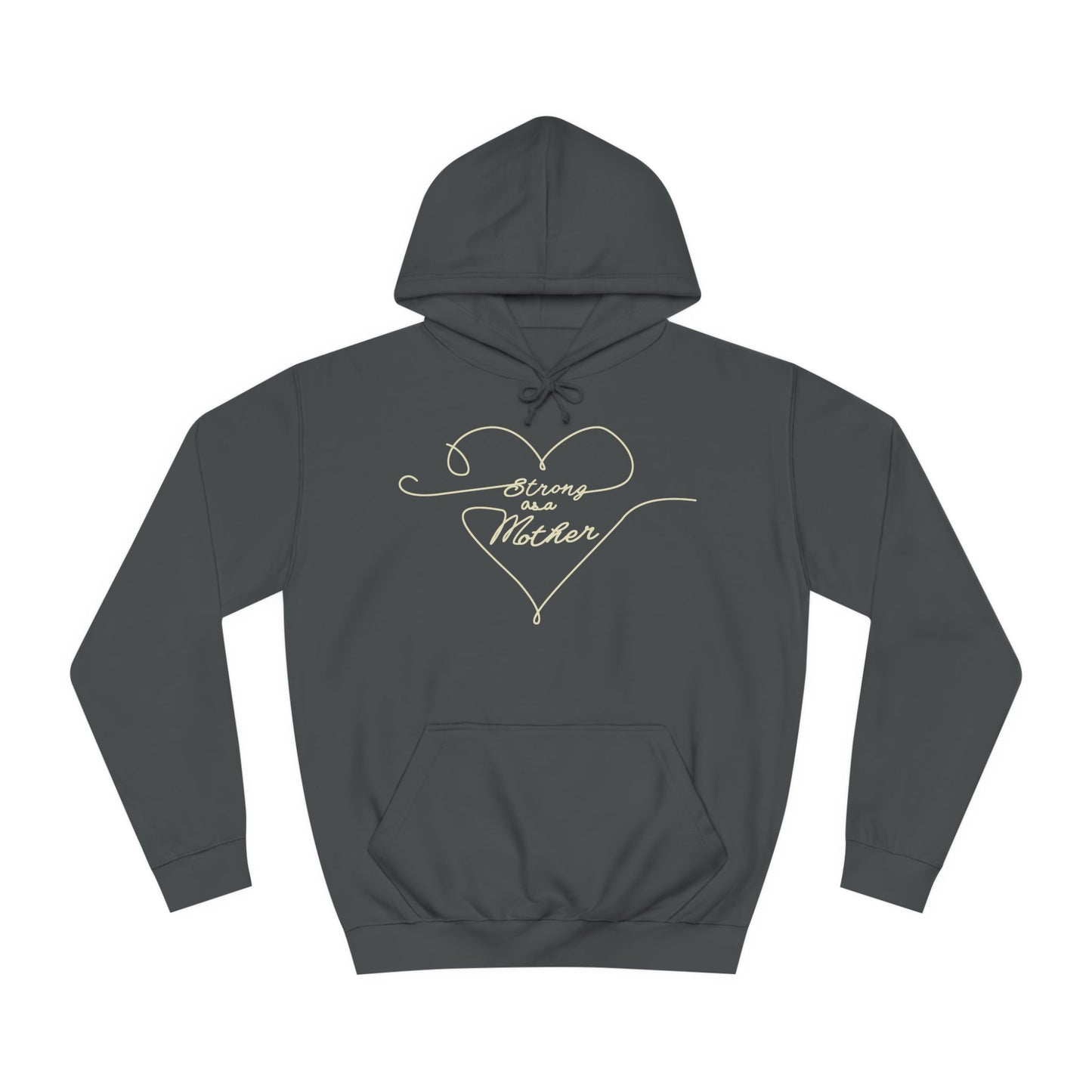 Unisex Strong as a Mother Love Lines Motherhoodie