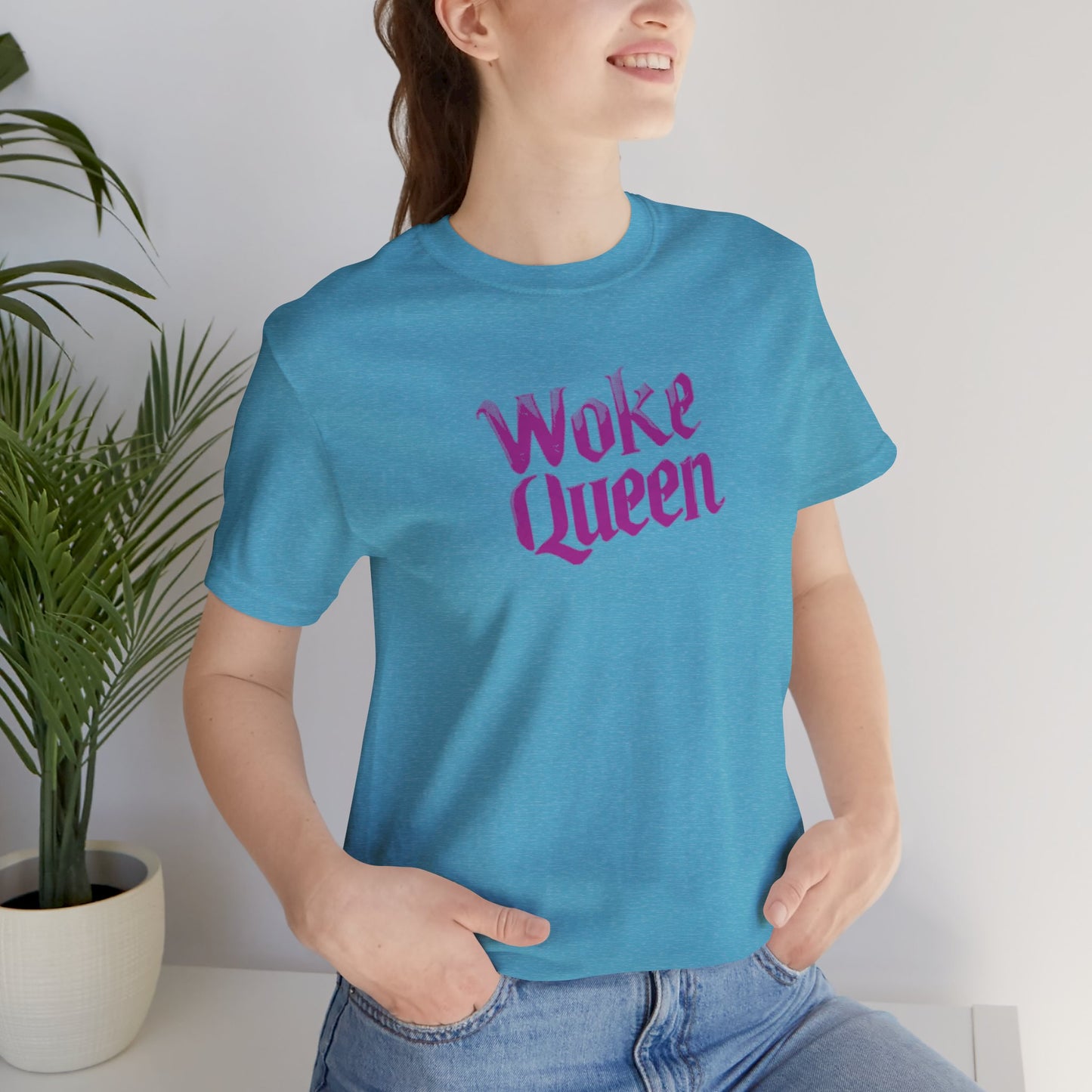 Unisex Woke Queen Jersey Short Sleeve Tee