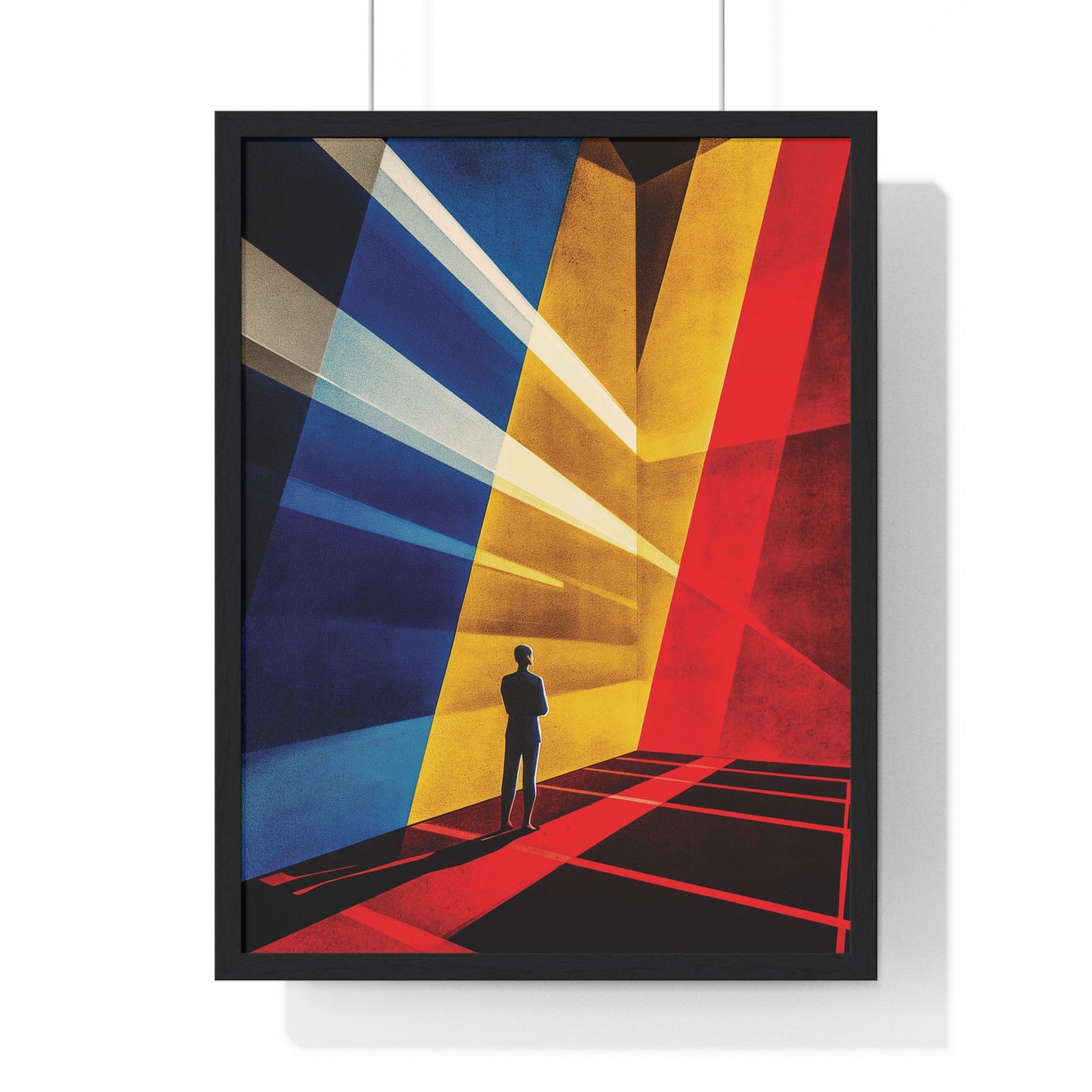 Bauhaus Mister Movie Theater Vertical Framed Poster