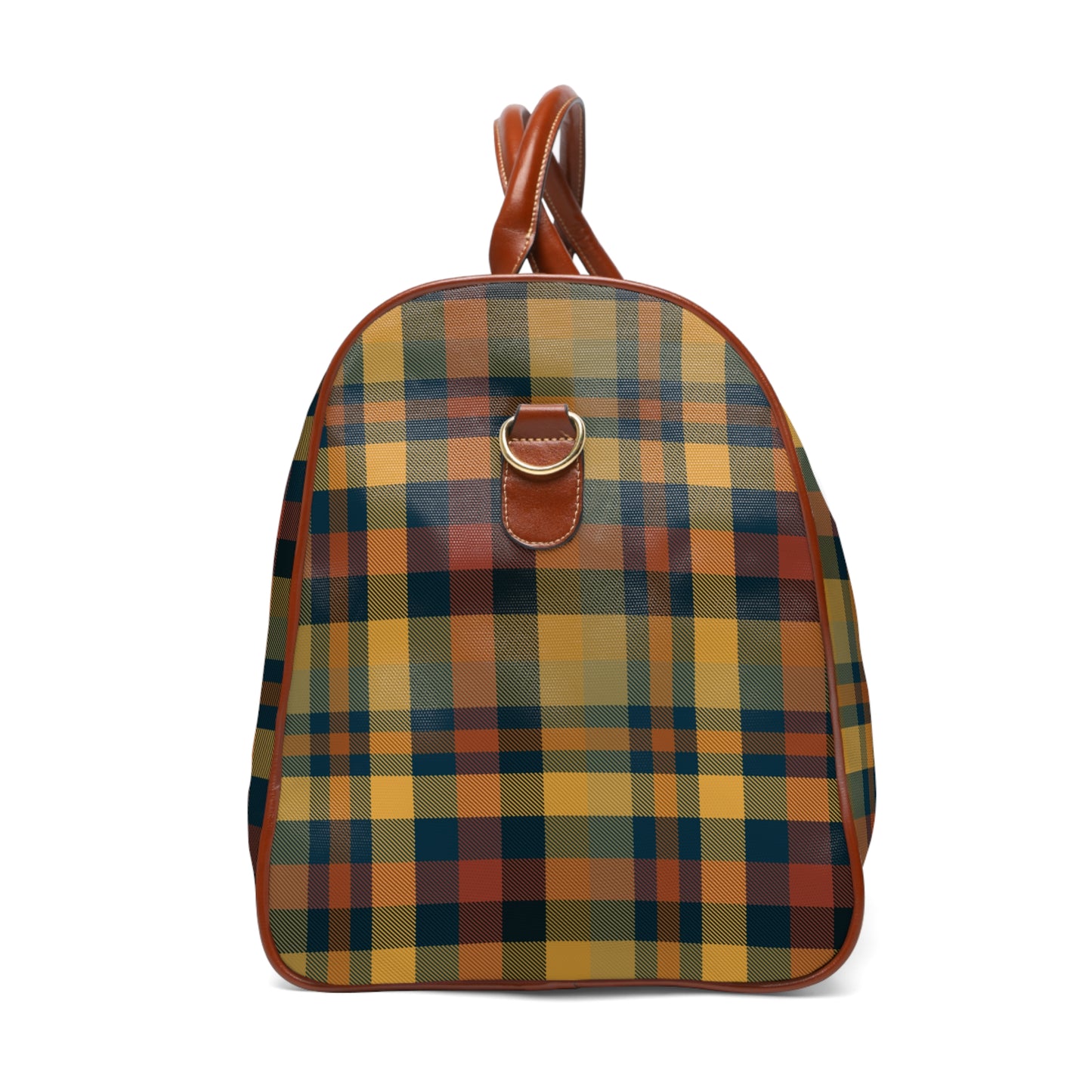 Earthtone Plaid Travel Bag