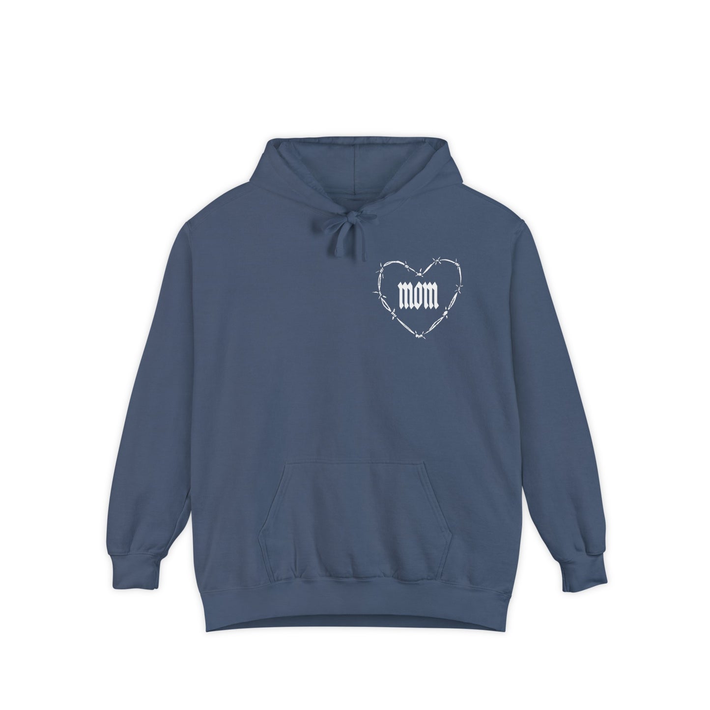 I Heart Mom Unisex Garment-Dyed MotherHoodie