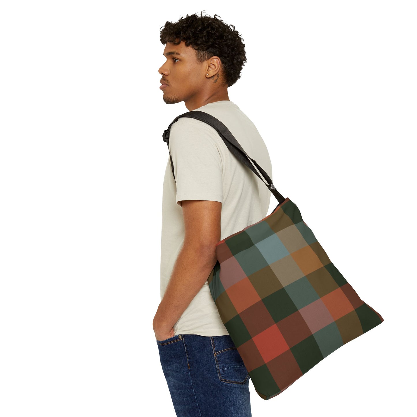 Coventry Plaid Adjustable Tote Bag
