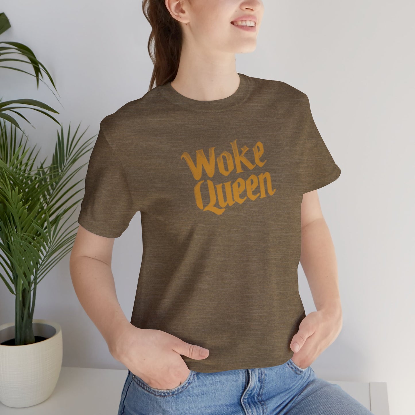 Unisex Woke Queen Jersey Short Sleeve Tee