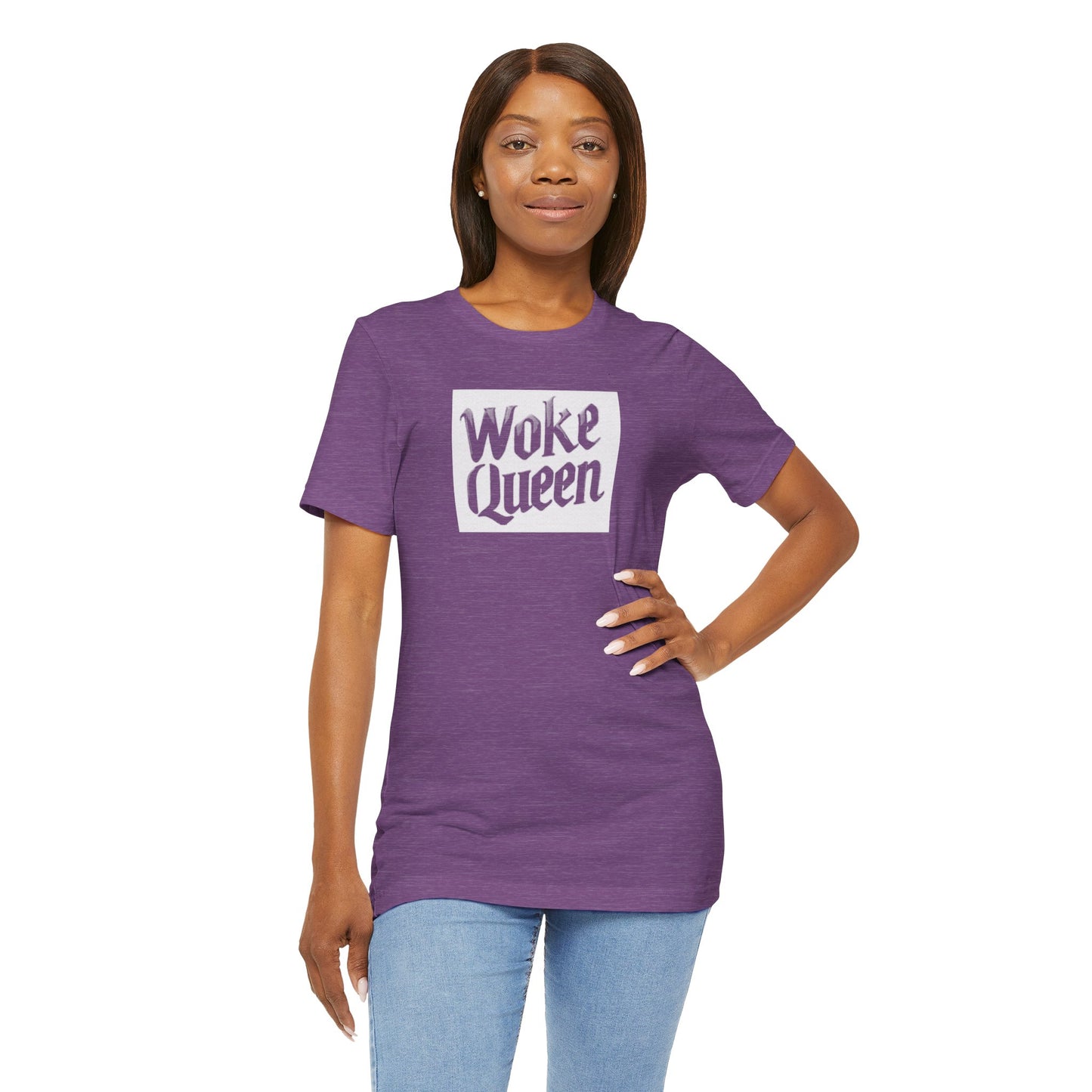 Unisex Woke Queen Jersey Short Sleeve Tee