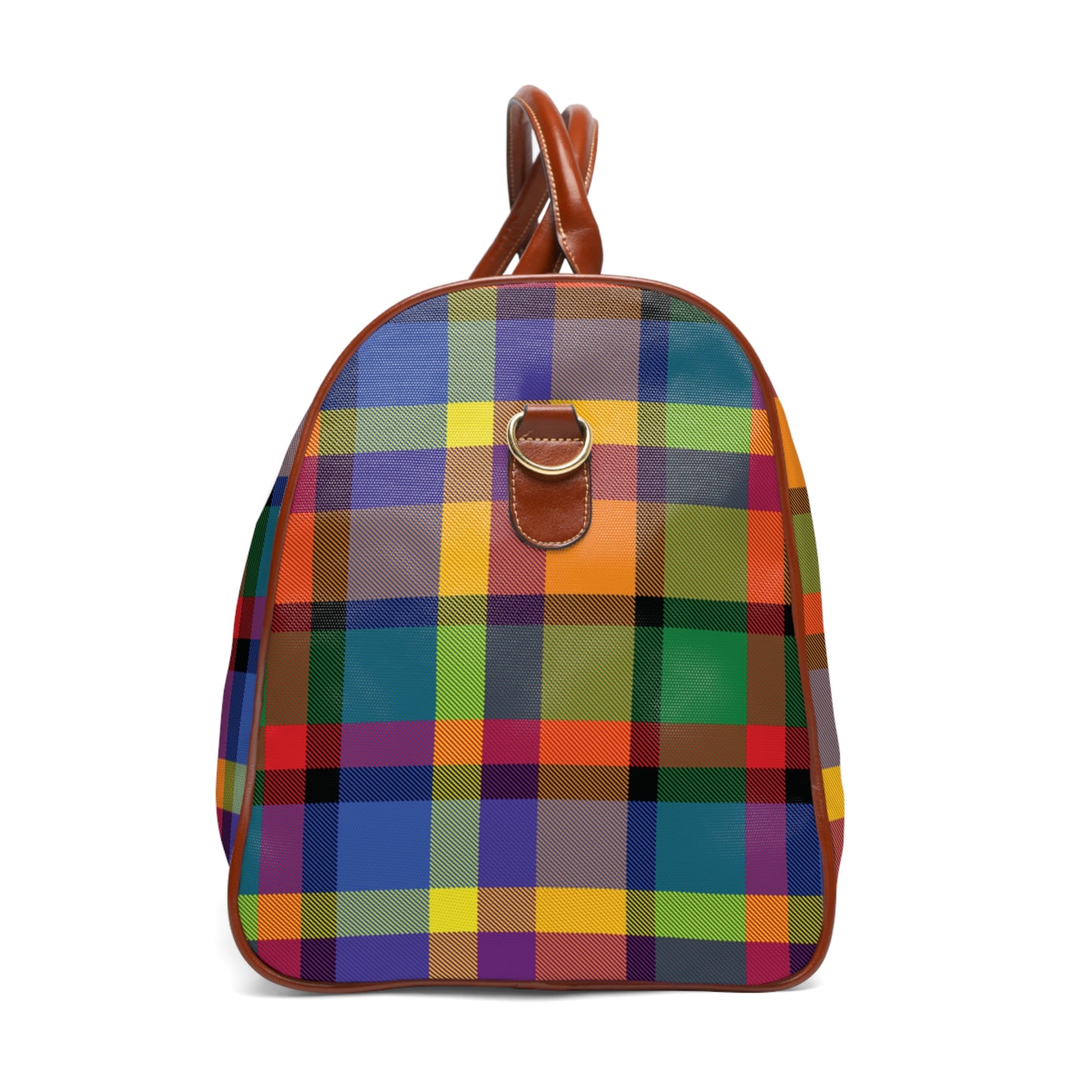 Bright and Happy Plaid Travel Bag