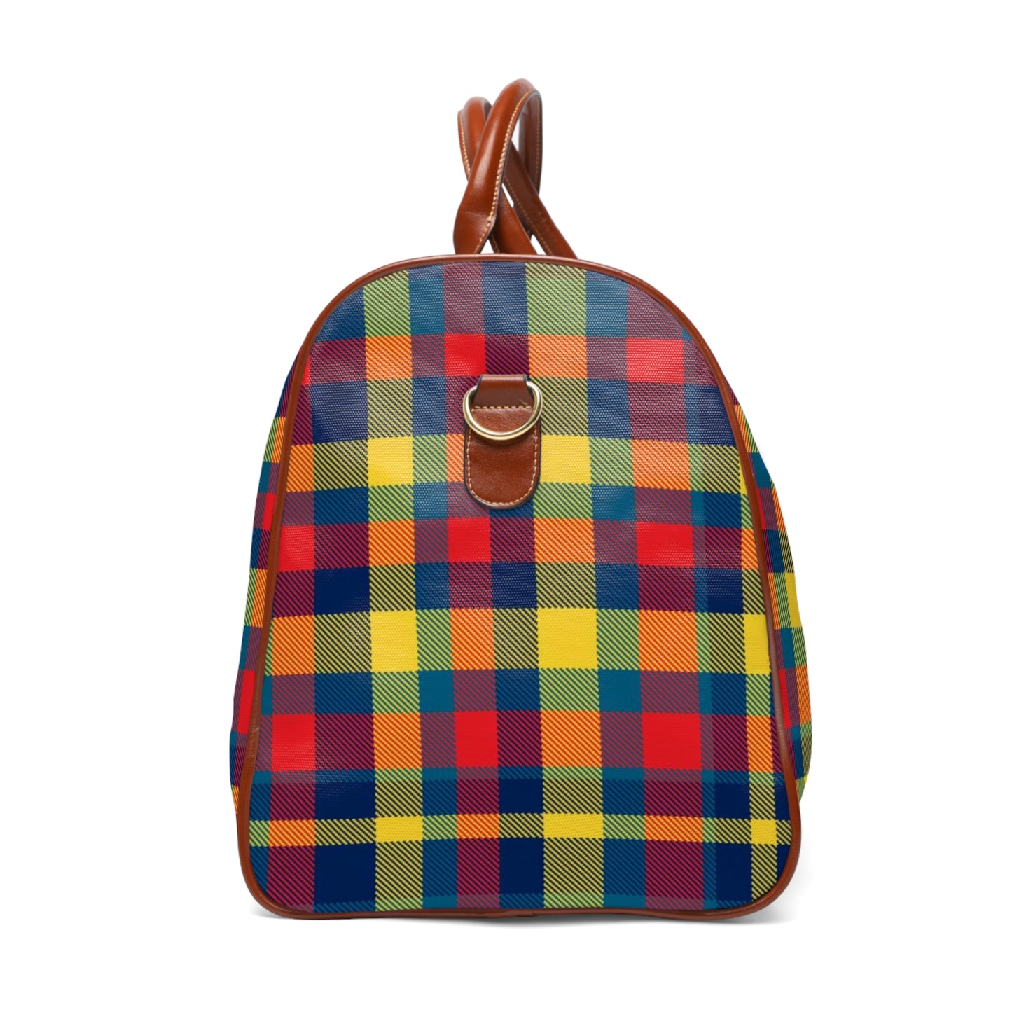 Primary Plaid Travel Bag