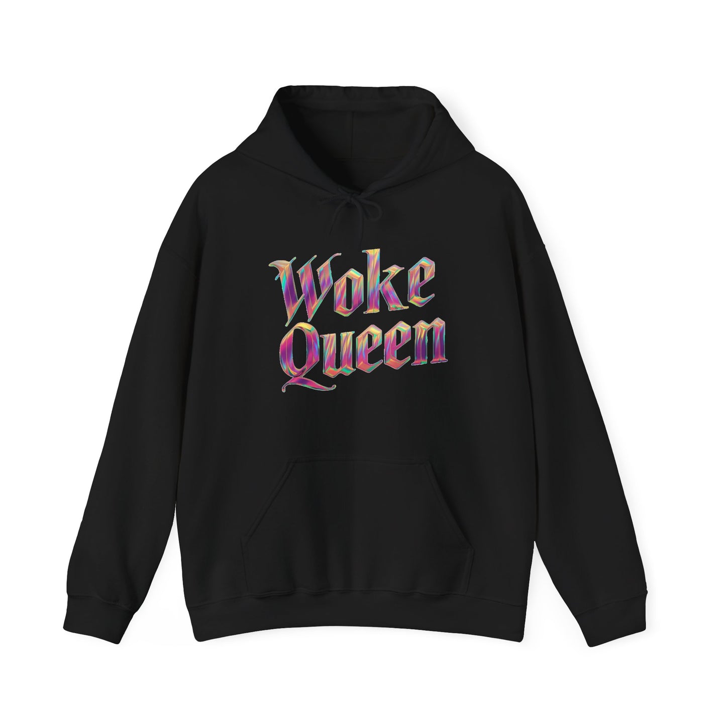 Unisex Woke Queen Gothic Iridescence Hooded Sweatshirt