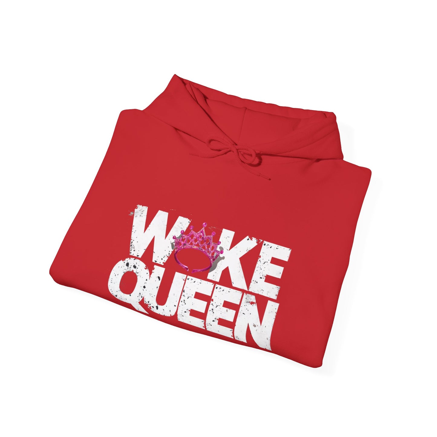 Unisex Woke Queen Tiara Heavy Hooded Sweatshirt