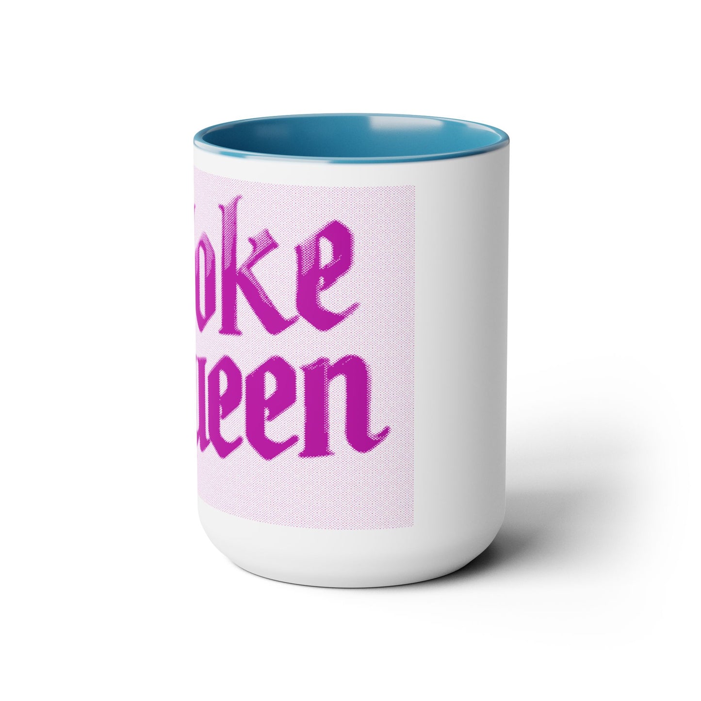 Woke Queen Two-Tone Coffee Mugs, 15oz