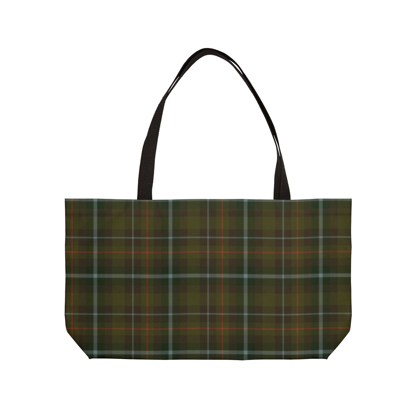 Derby Plaid Weekender Tote Bag