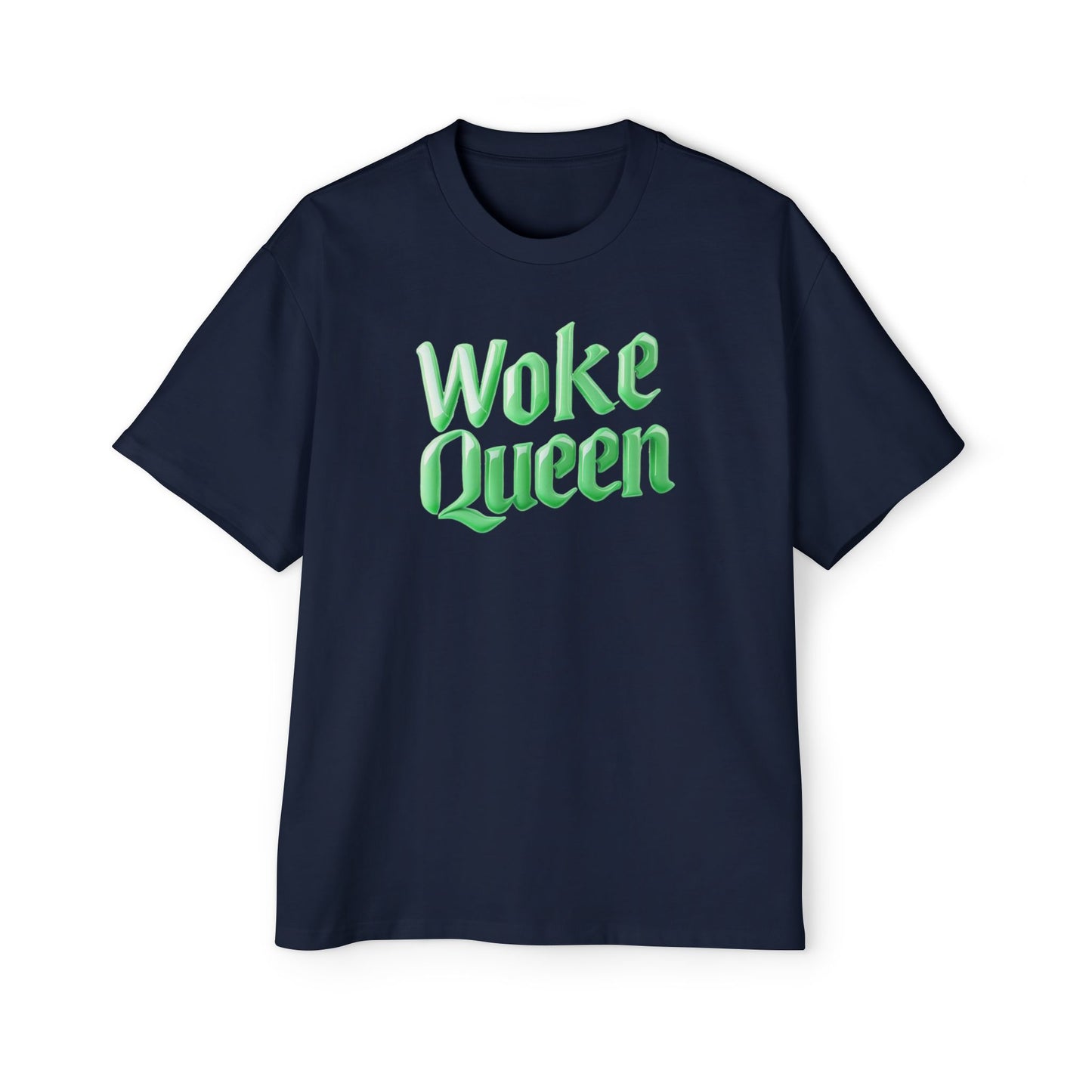 Unisex Heavy Oversized Woke Queen Green Tee